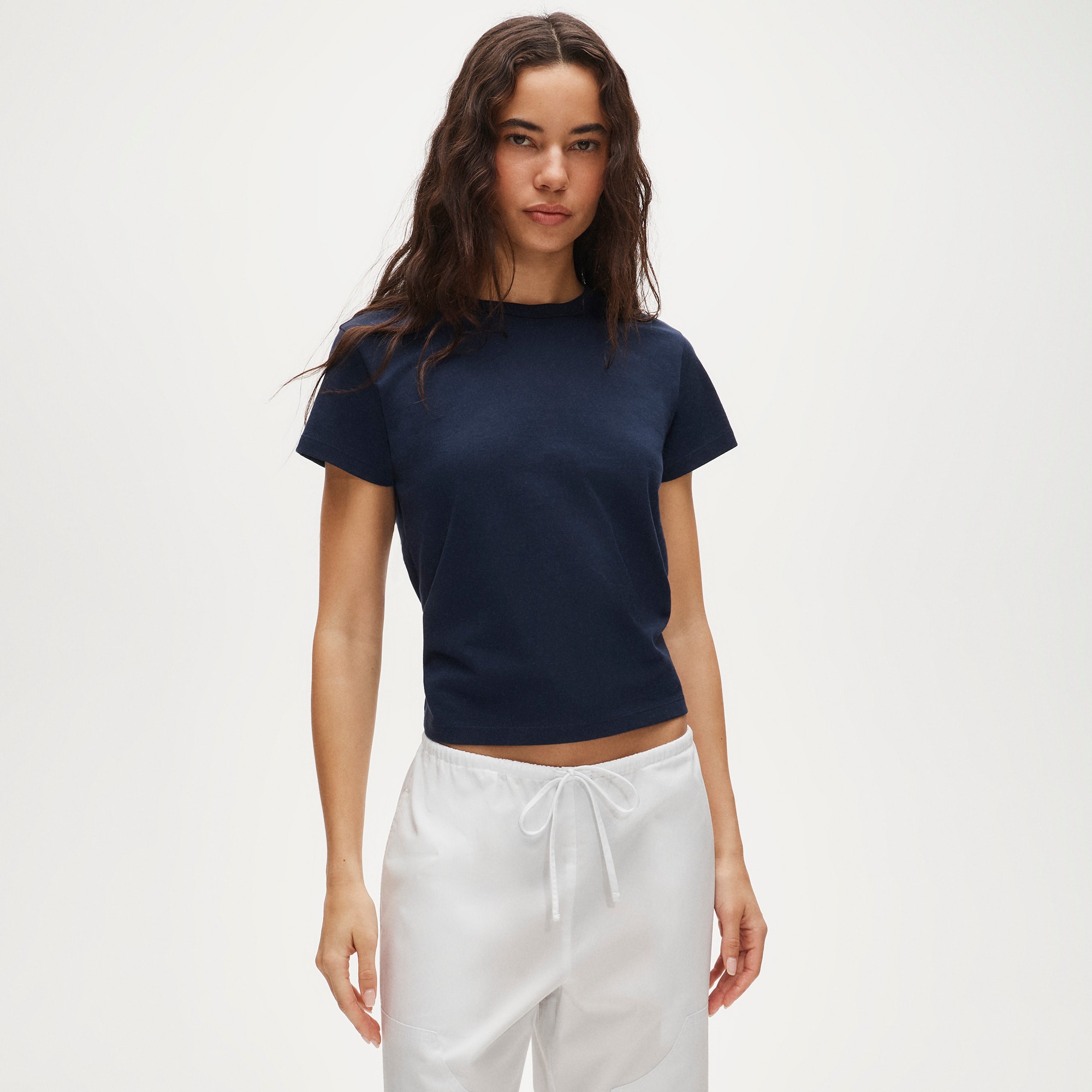 Boyfriend jersey classic-fit T-shirt