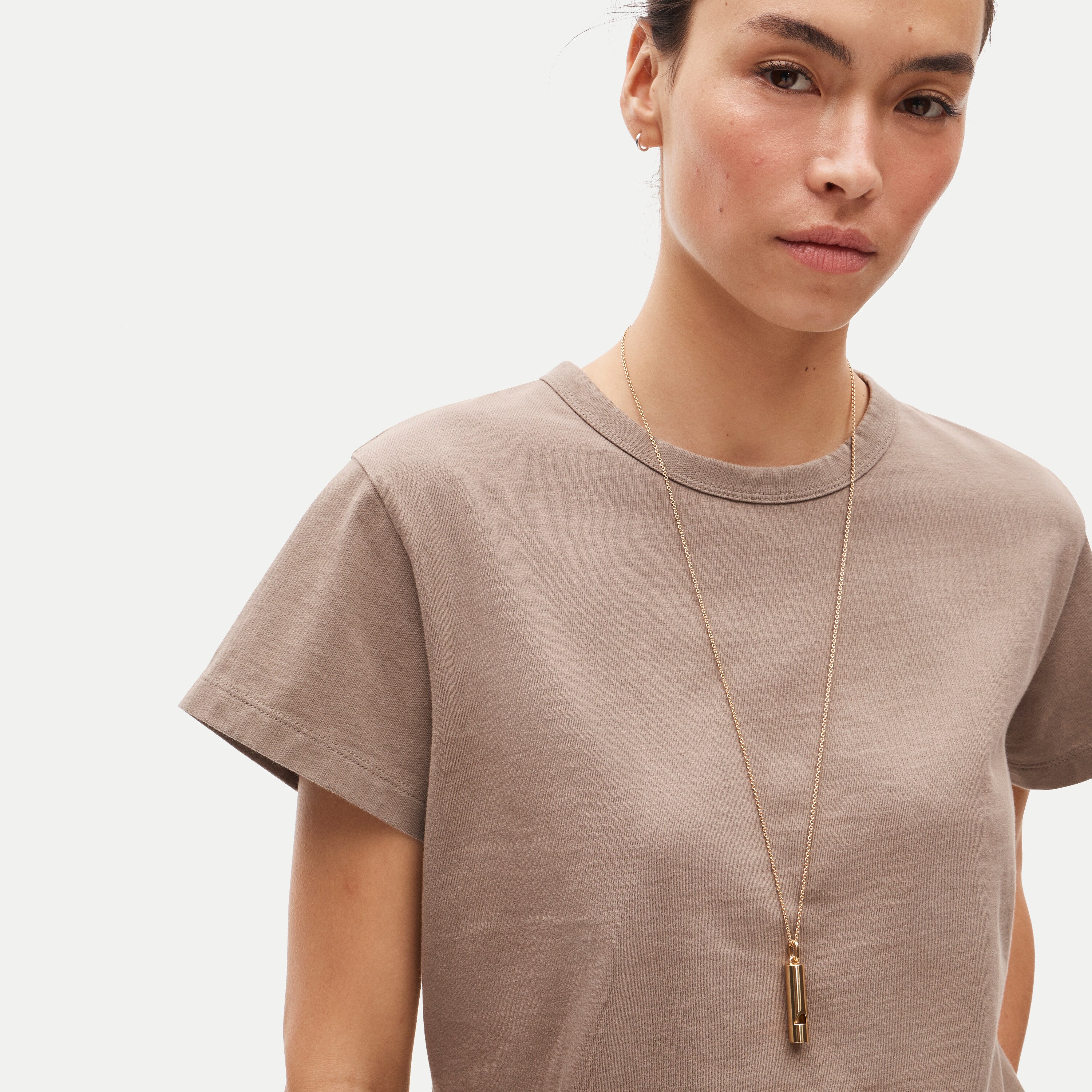 Boyfriend jersey classic-fit T-shirt