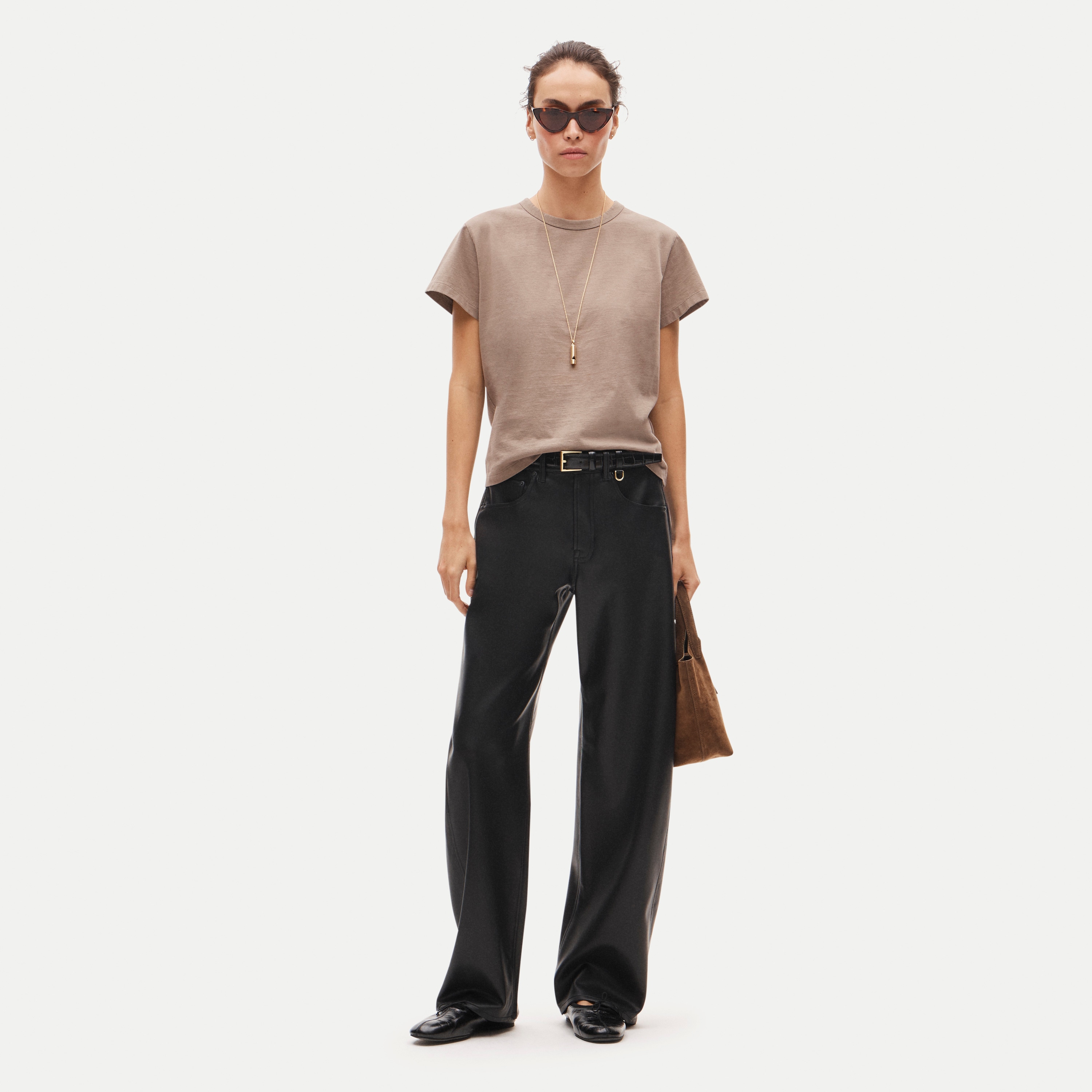 Boyfriend jersey classic-fit T-shirt