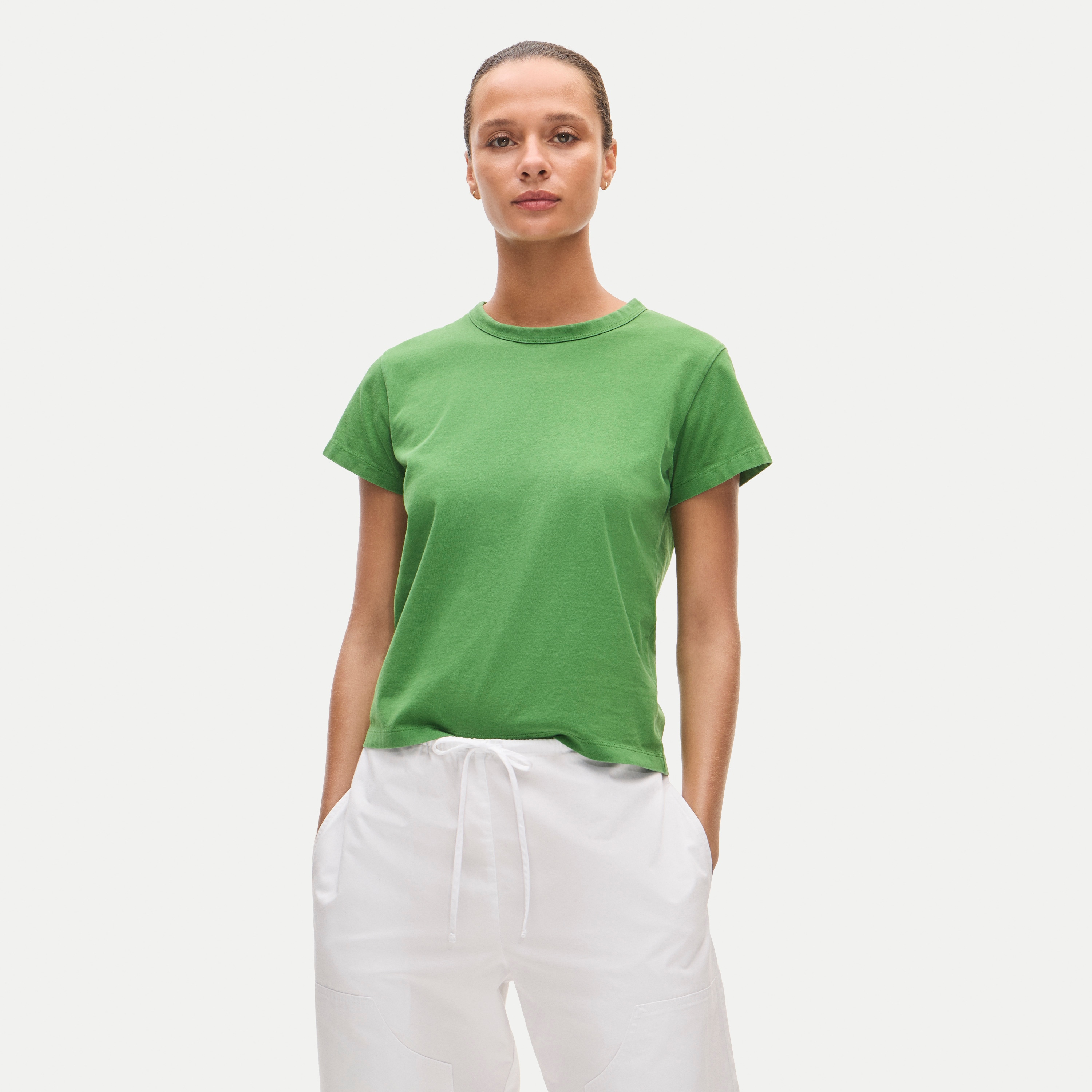 Boyfriend jersey classic-fit T-shirt