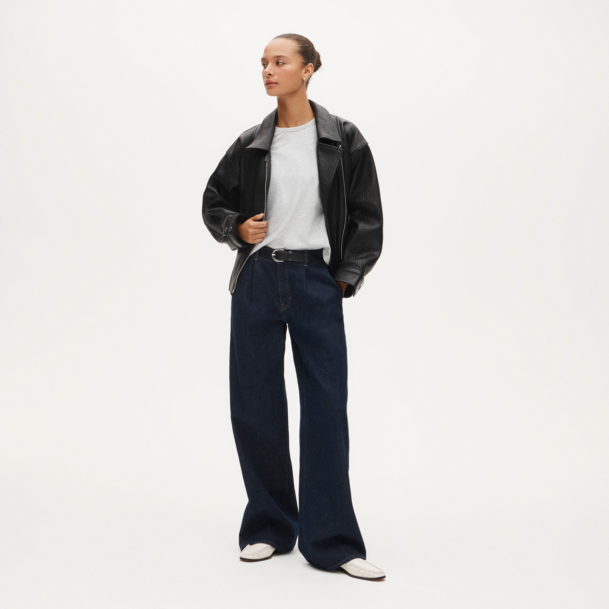Boyfriend jersey classic-fit T-shirt