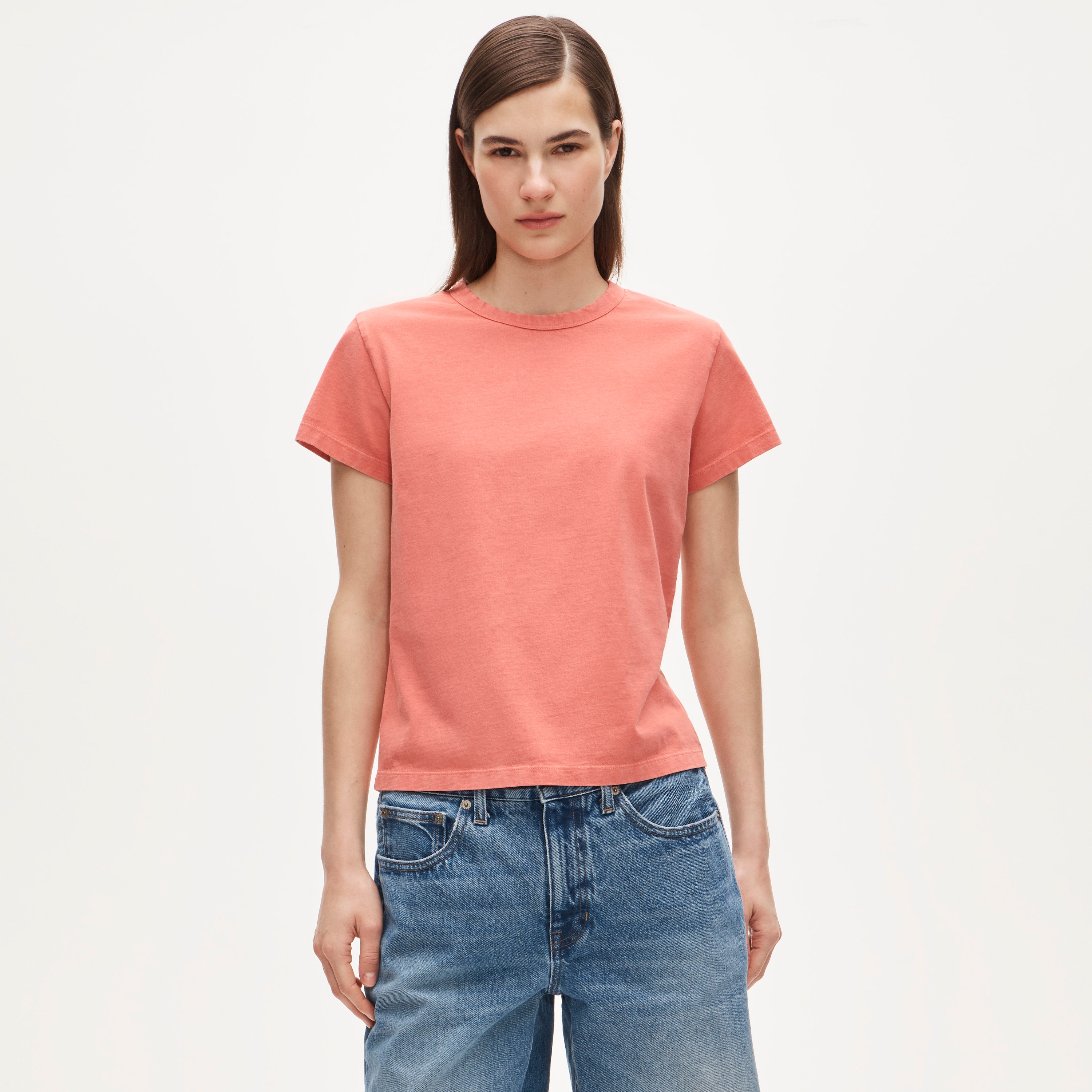 Boyfriend jersey classic-fit T-shirt
