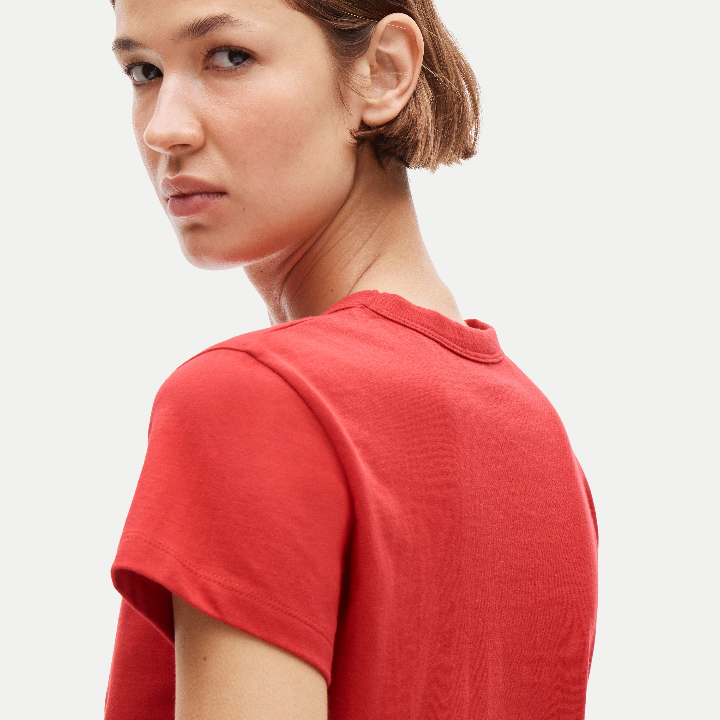 Boyfriend jersey classic-fit T-shirt