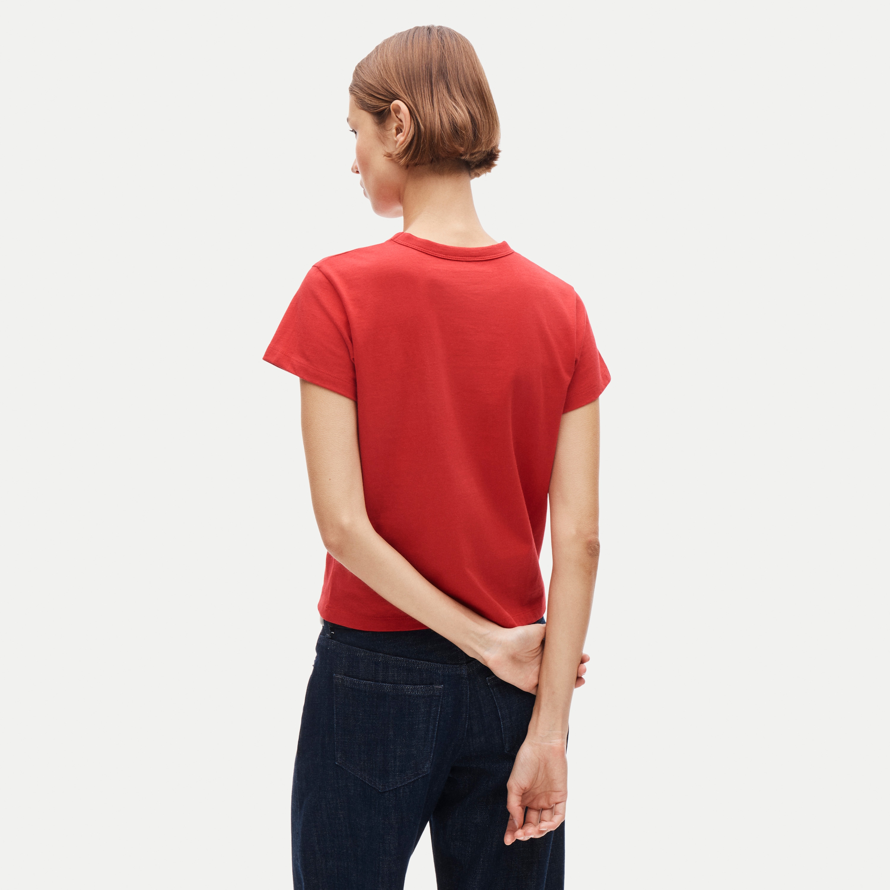 Boyfriend jersey classic-fit T-shirt