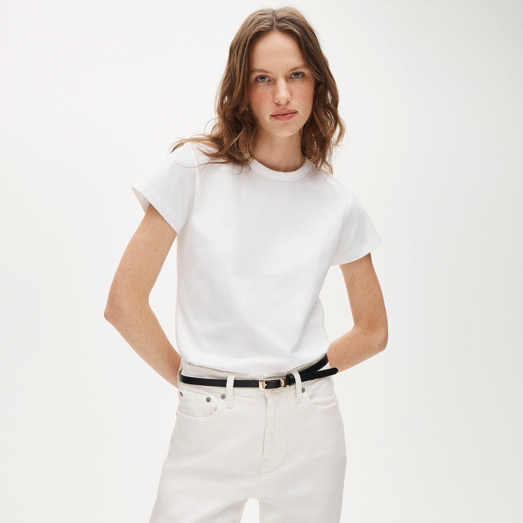 Boyfriend jersey classic-fit T-shirt
