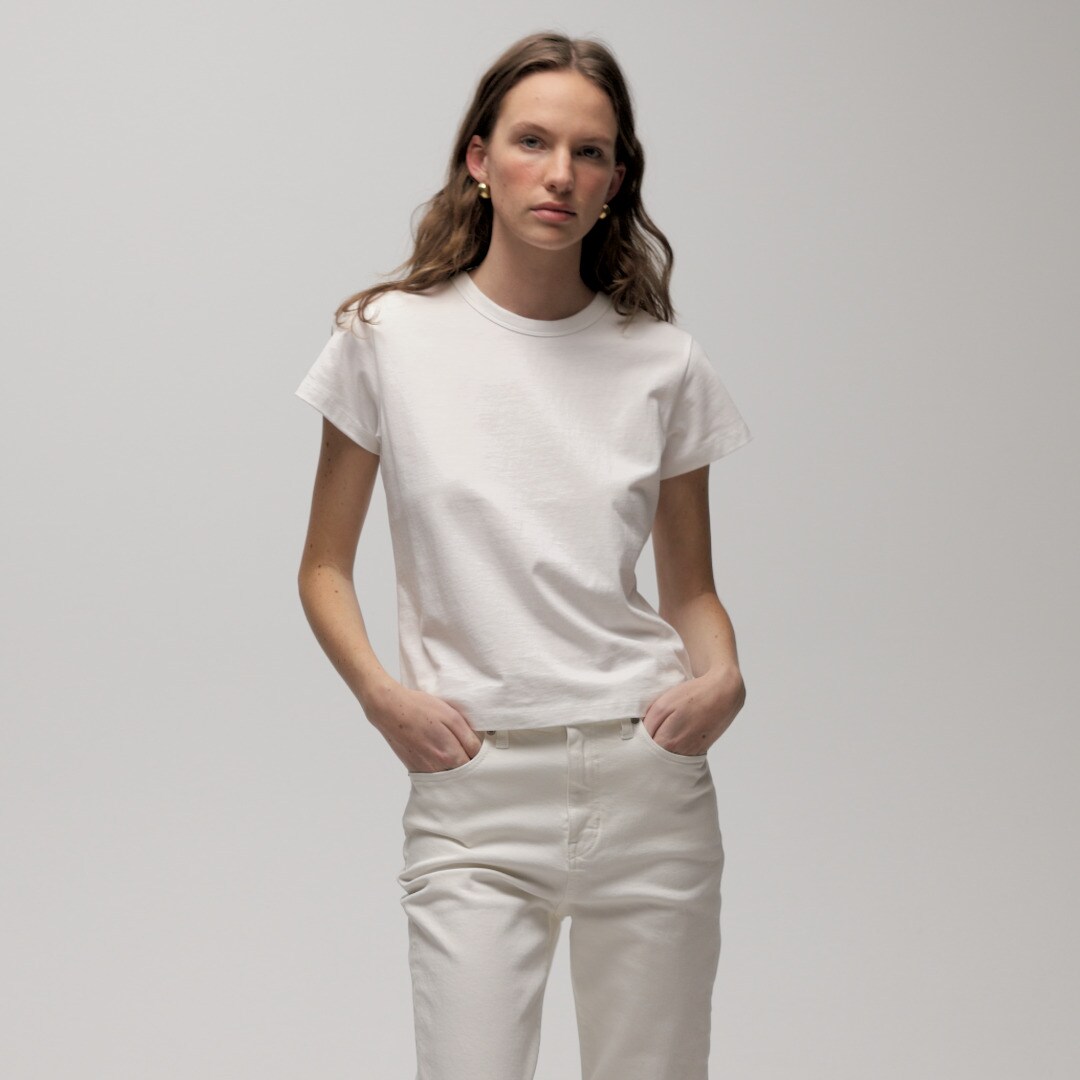 Boyfriend jersey classic-fit T-shirt
