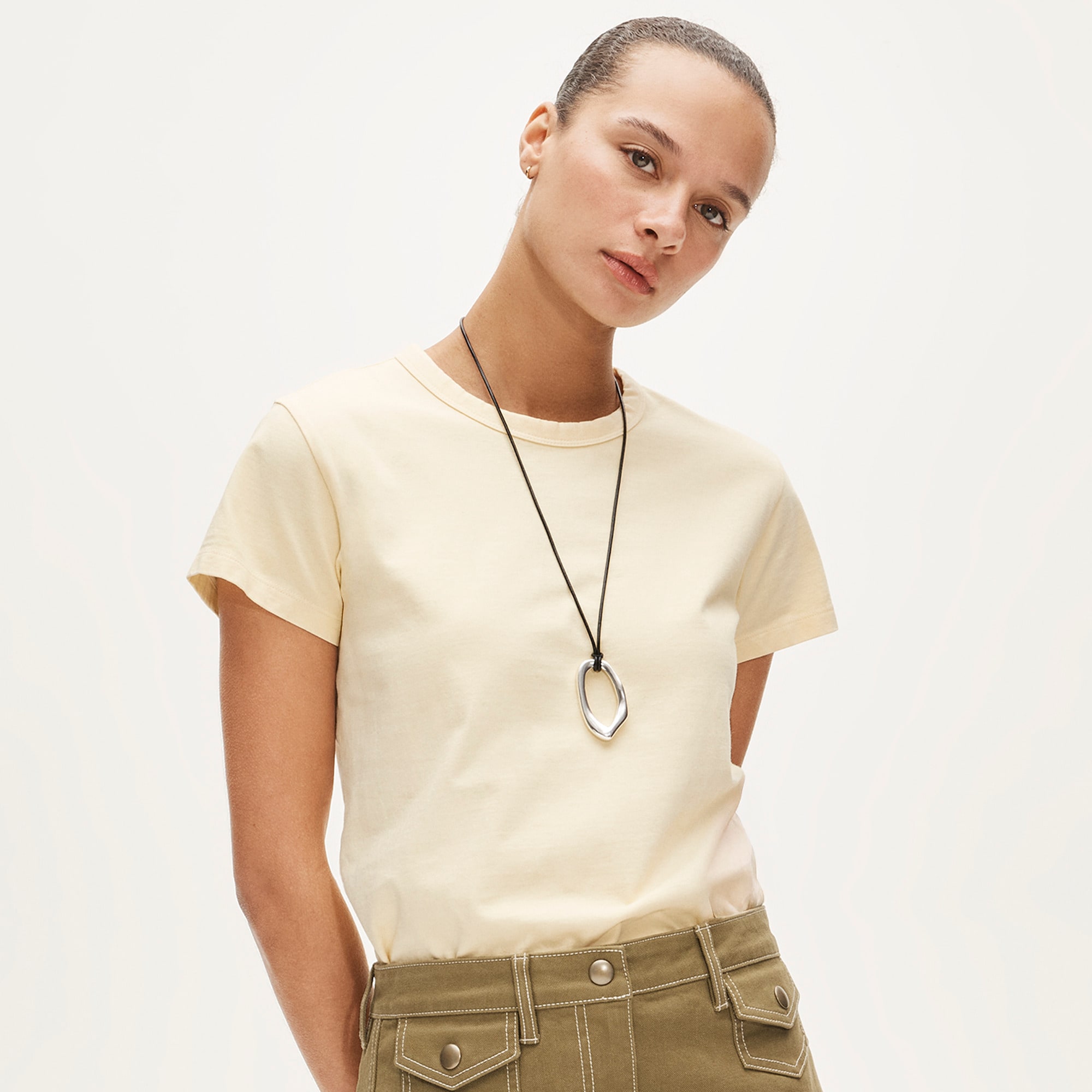 Boyfriend jersey classic-fit T-shirt - image 2