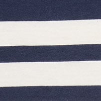 Boyfriend jersey classic-fit T-shirt WEMBLEY STRIPE NAVY MAR