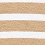 Boyfriend jersey classic-fit T-shirt in stripe ALLY STRIPE IVORY KHAKI