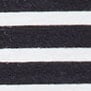 Boyfriend jersey classic-fit T-shirt in stripe ALLY STRIPE IVORY BLACK