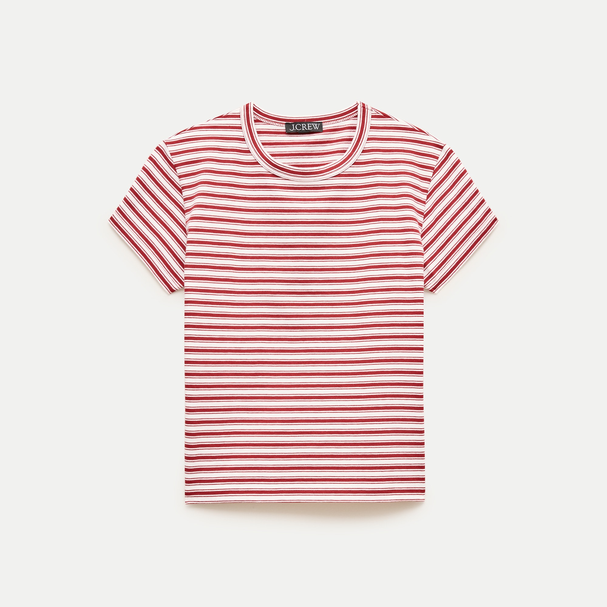 Boyfriend jersey classic-fit T-shirt in stripe - thumbnail 3