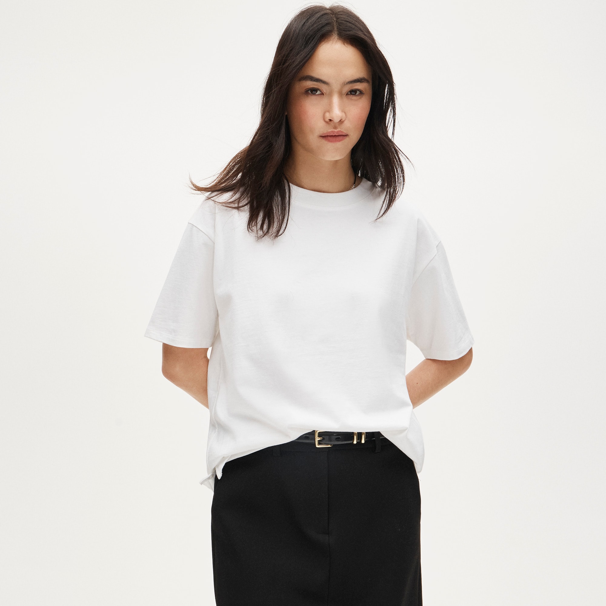  Boyfriend jersey oversized T-shirt