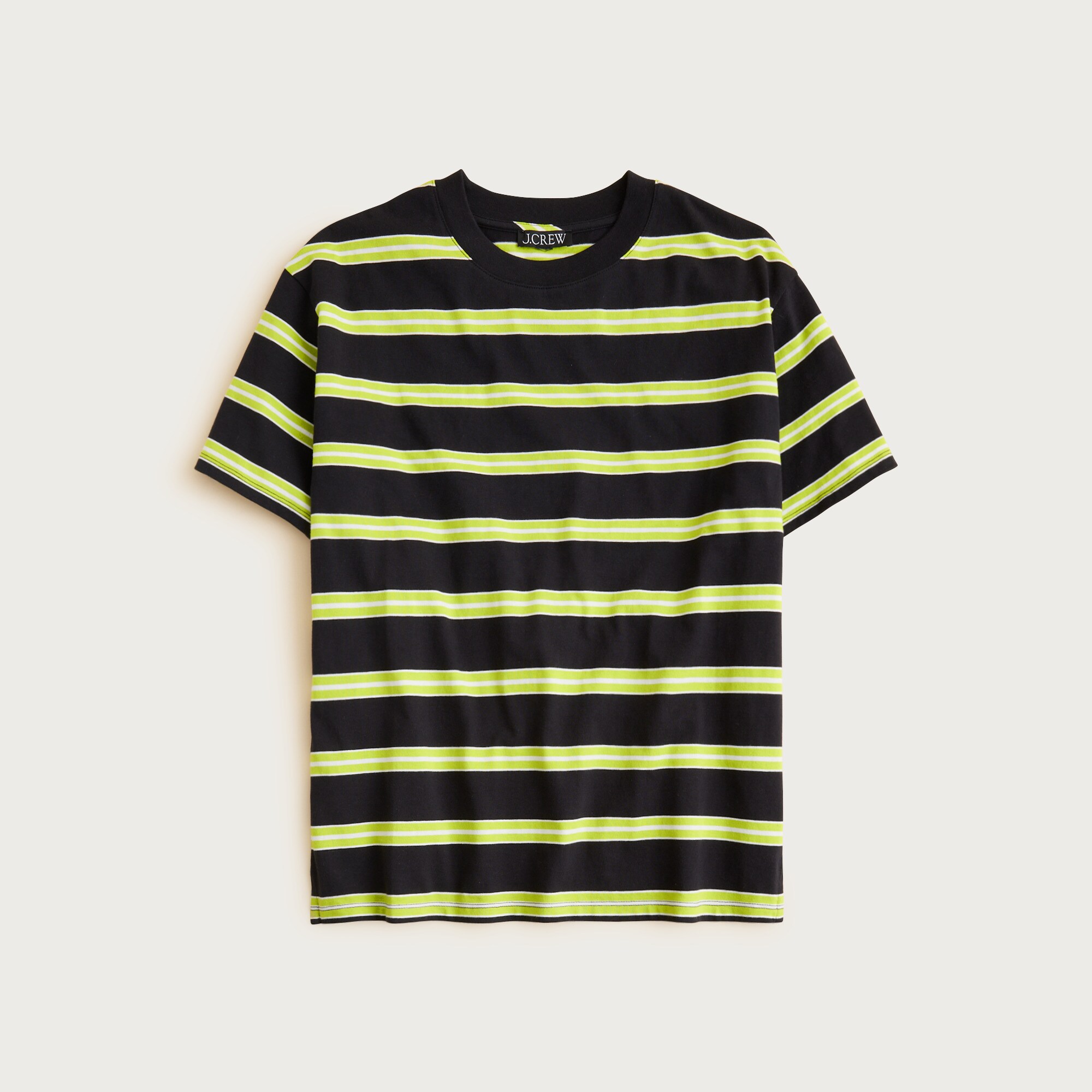  Boyfriend jersey oversized T-shirt in stripe