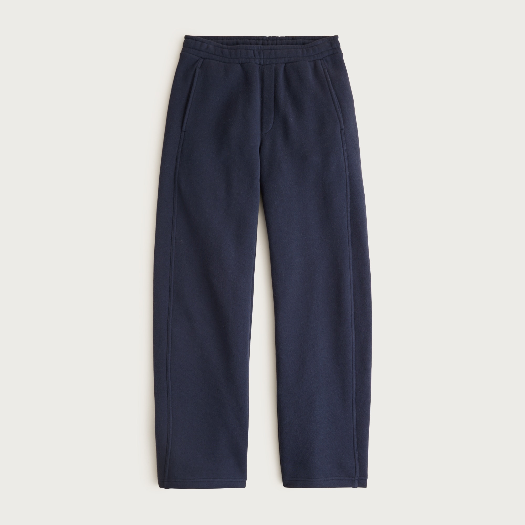 Heritage terry barrel-leg sweatpant