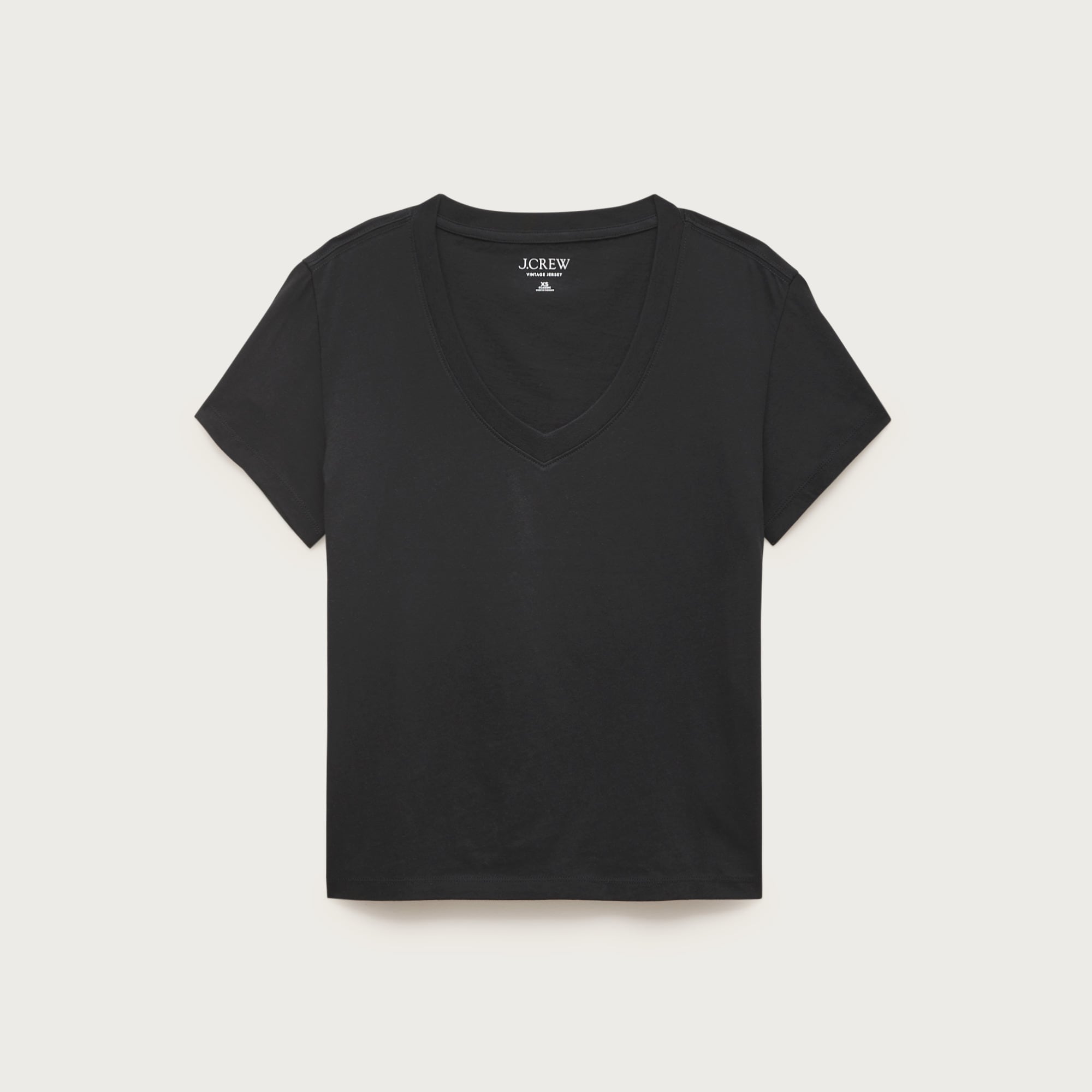 New vintage jersey relaxed V-neck T-shirt