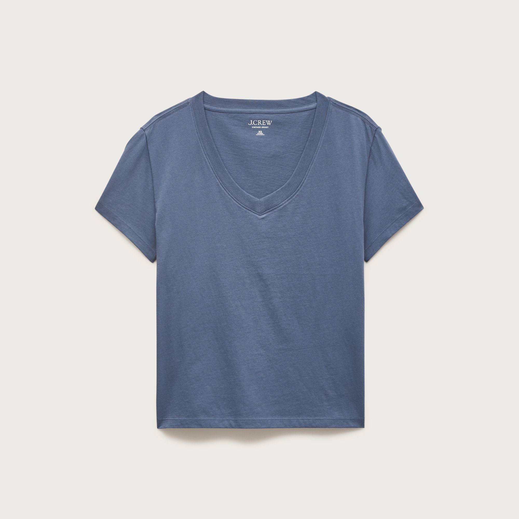 New vintage jersey relaxed V-neck T-shirt