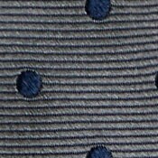 Floral garden tie GREY SILK DOT