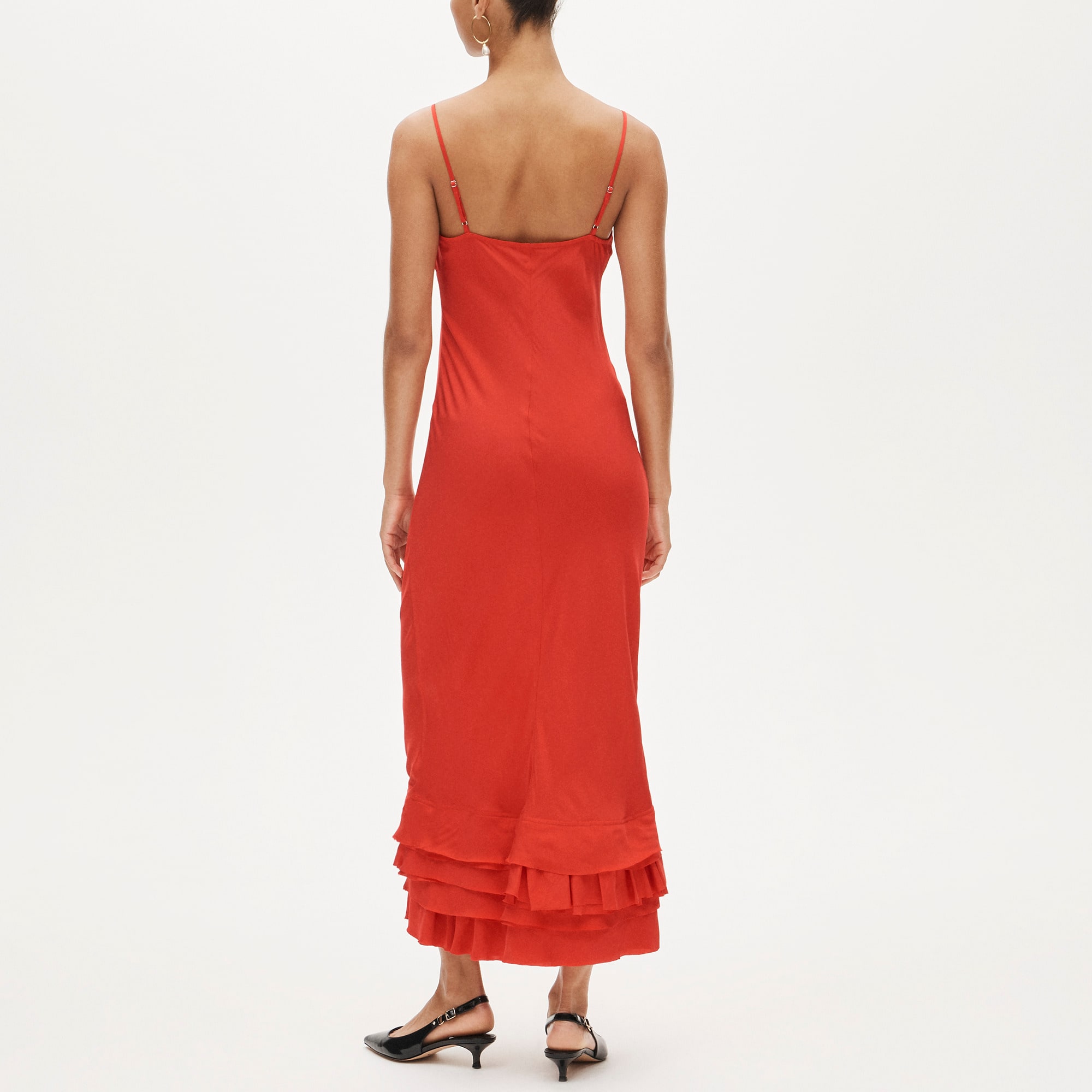 Ruffle-trim slip dress - image 4