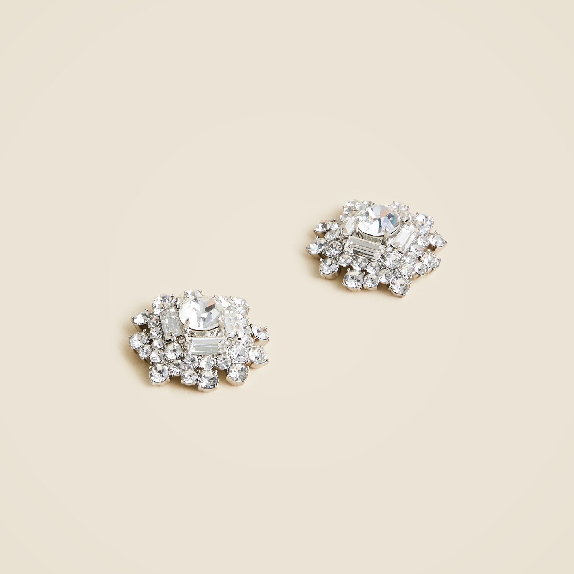 Crystal stud earrings