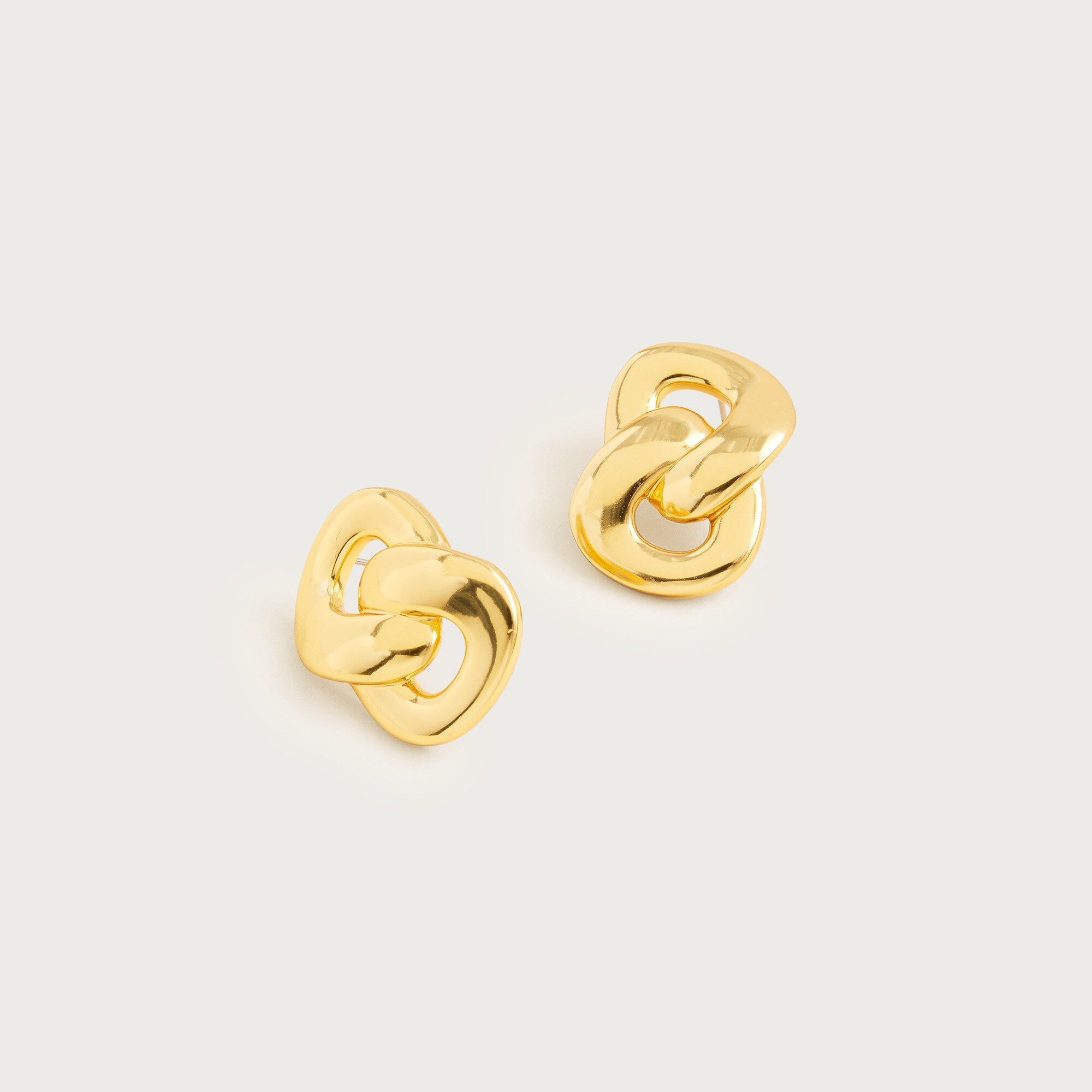 Chainlink stud earrings