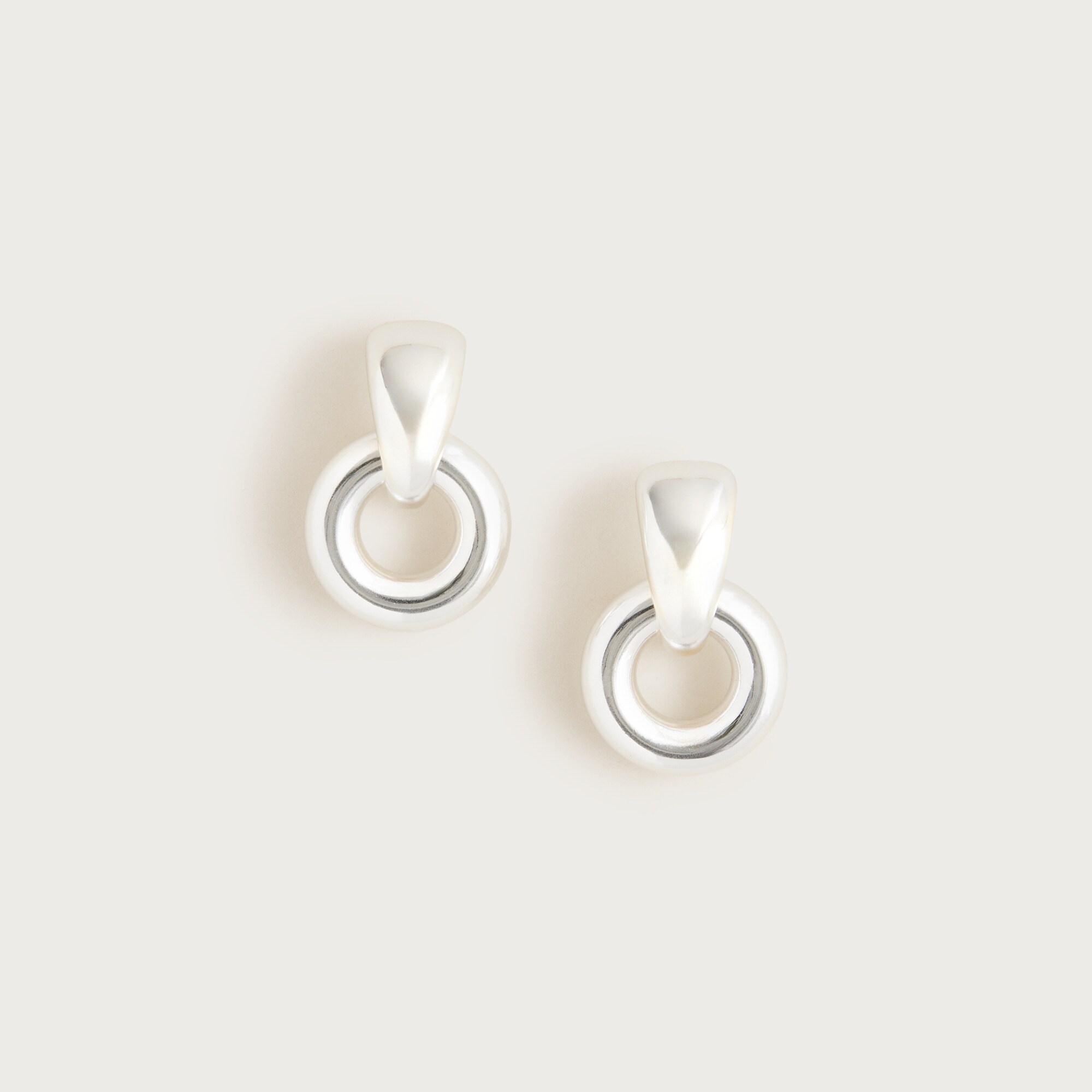 Small door knocker earrings