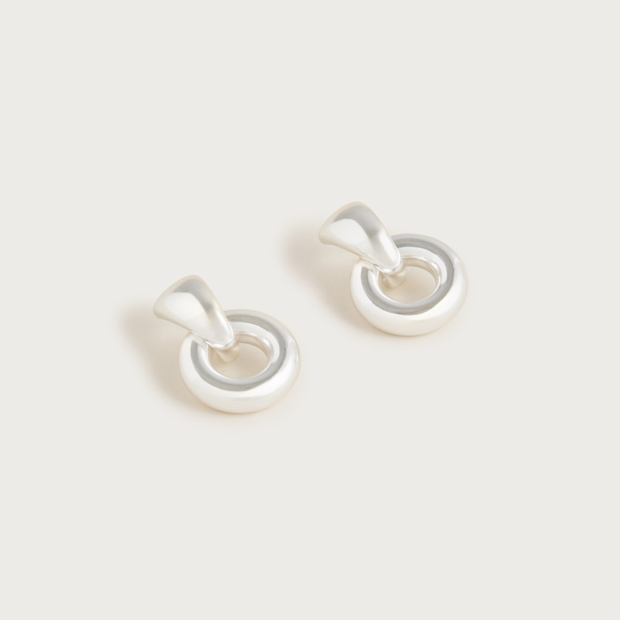 Small door knocker earrings