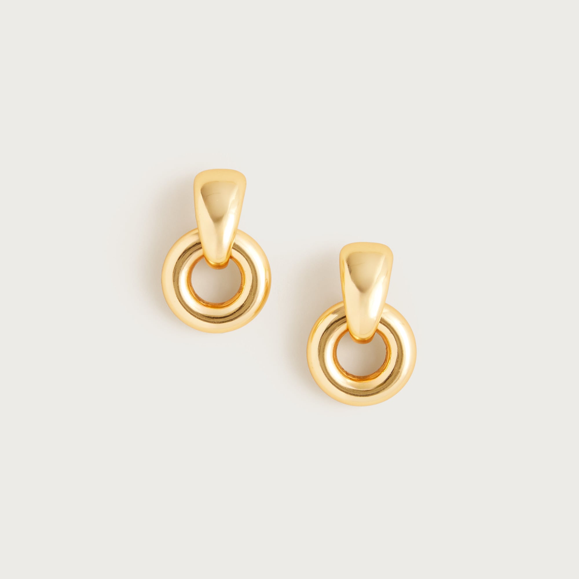 Small door knocker earrings