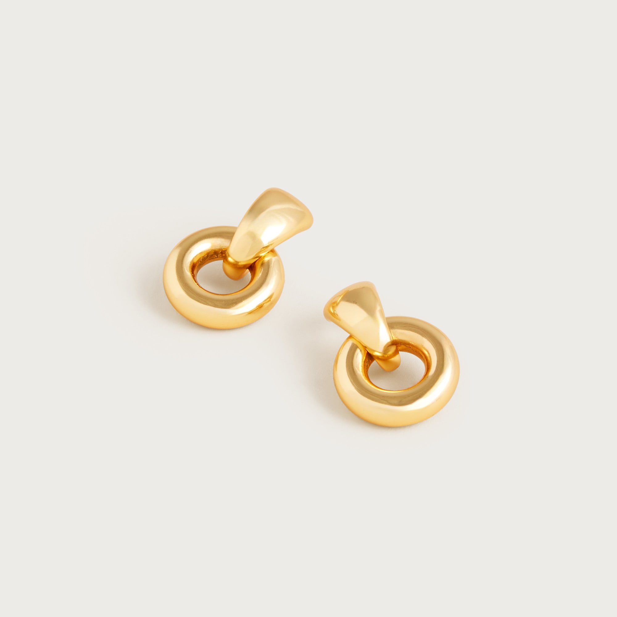 Small door knocker earrings