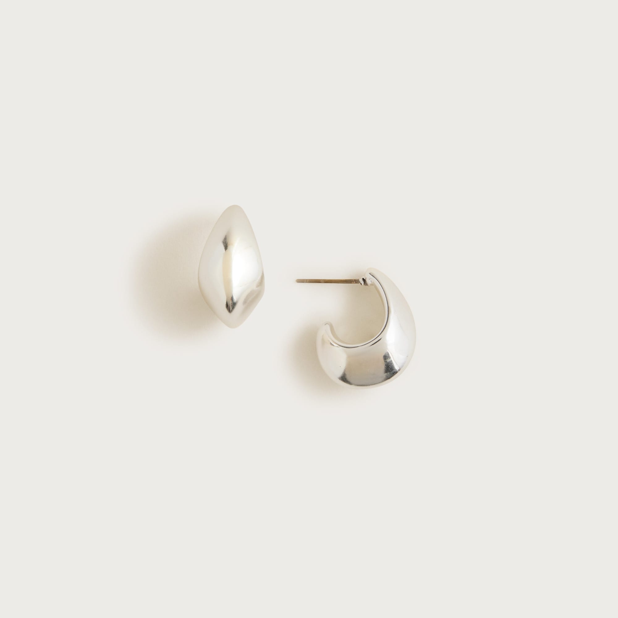 Sculptural hoop earrings - image 3