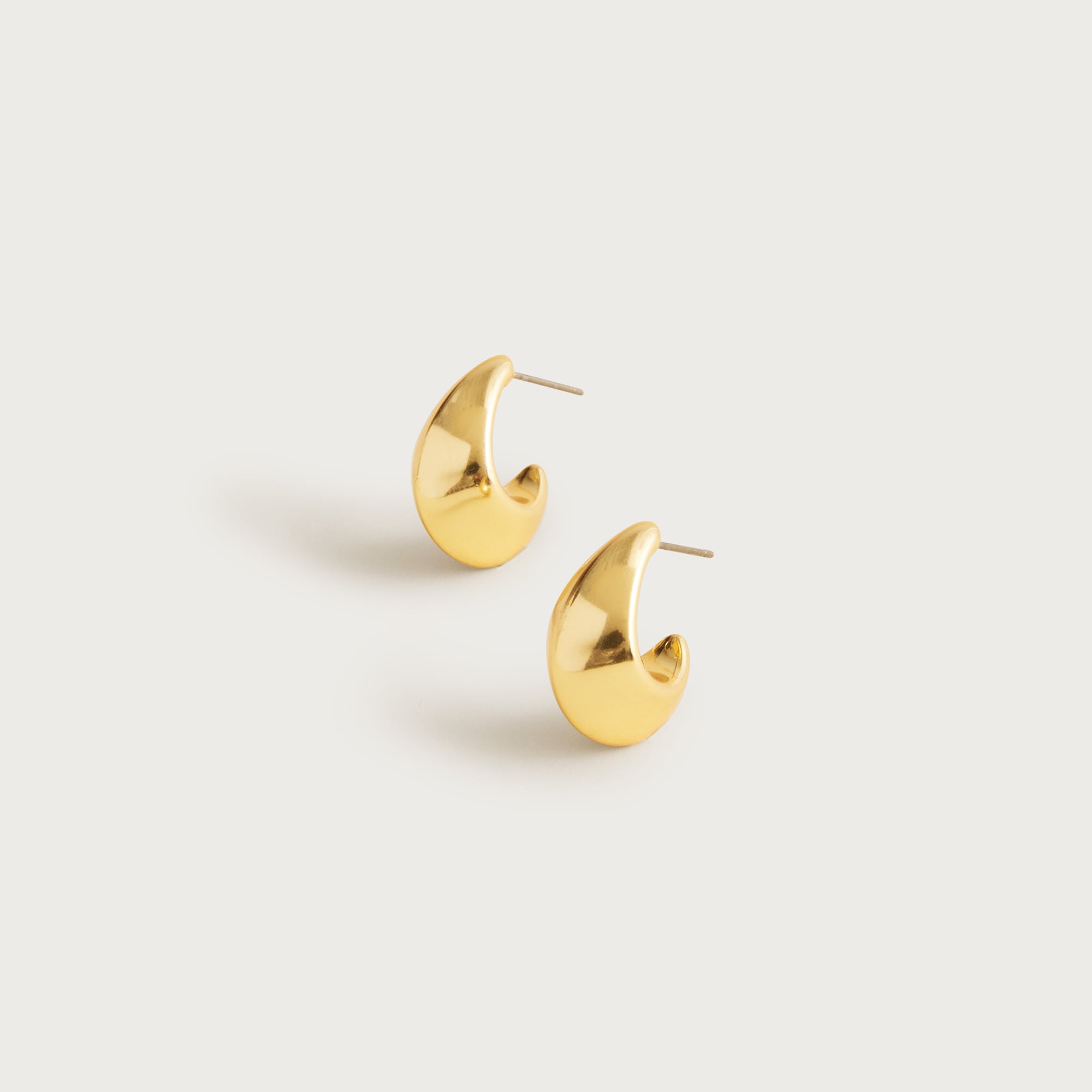Sculptural hoop earrings - image 2