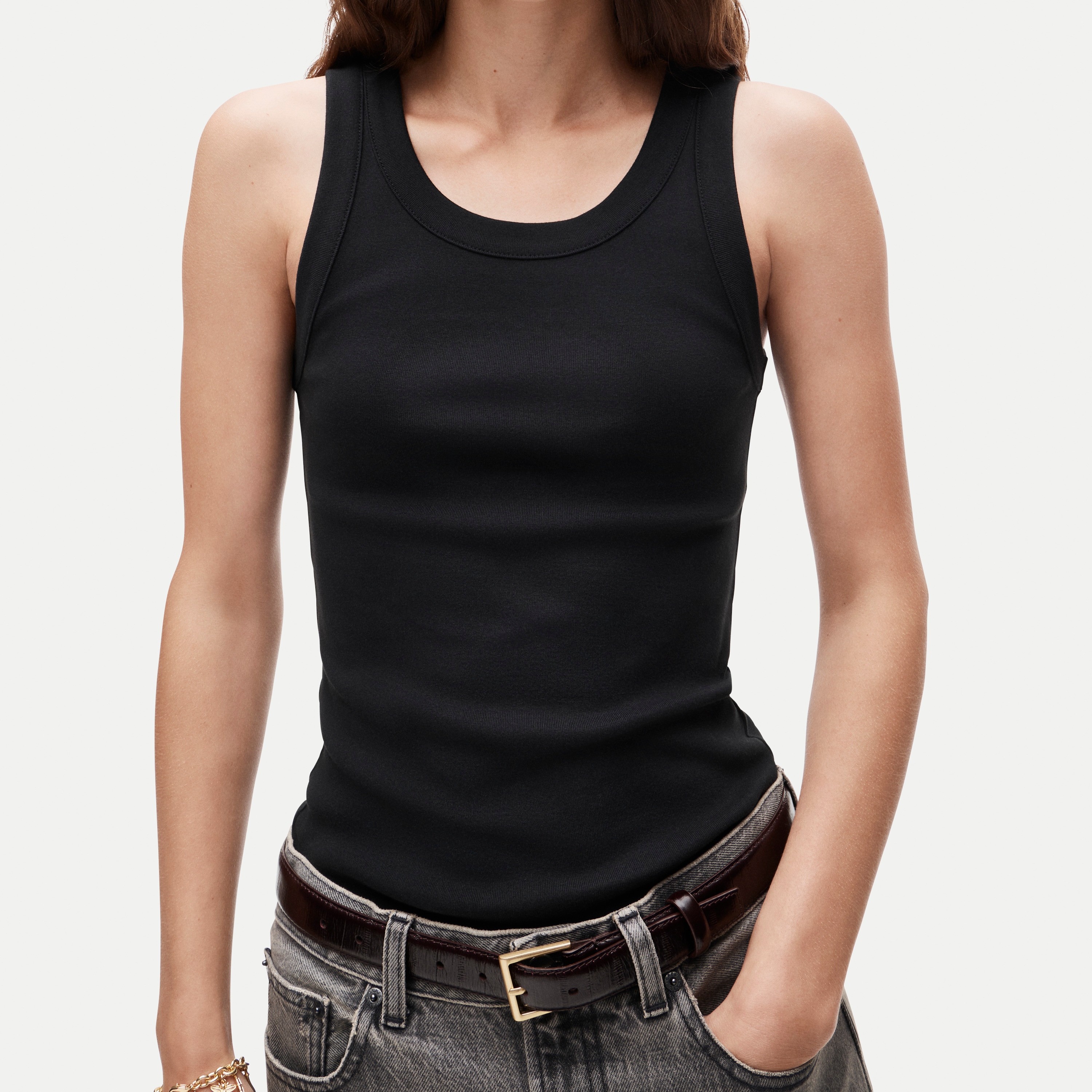 New perfect-fit high-neck tank top