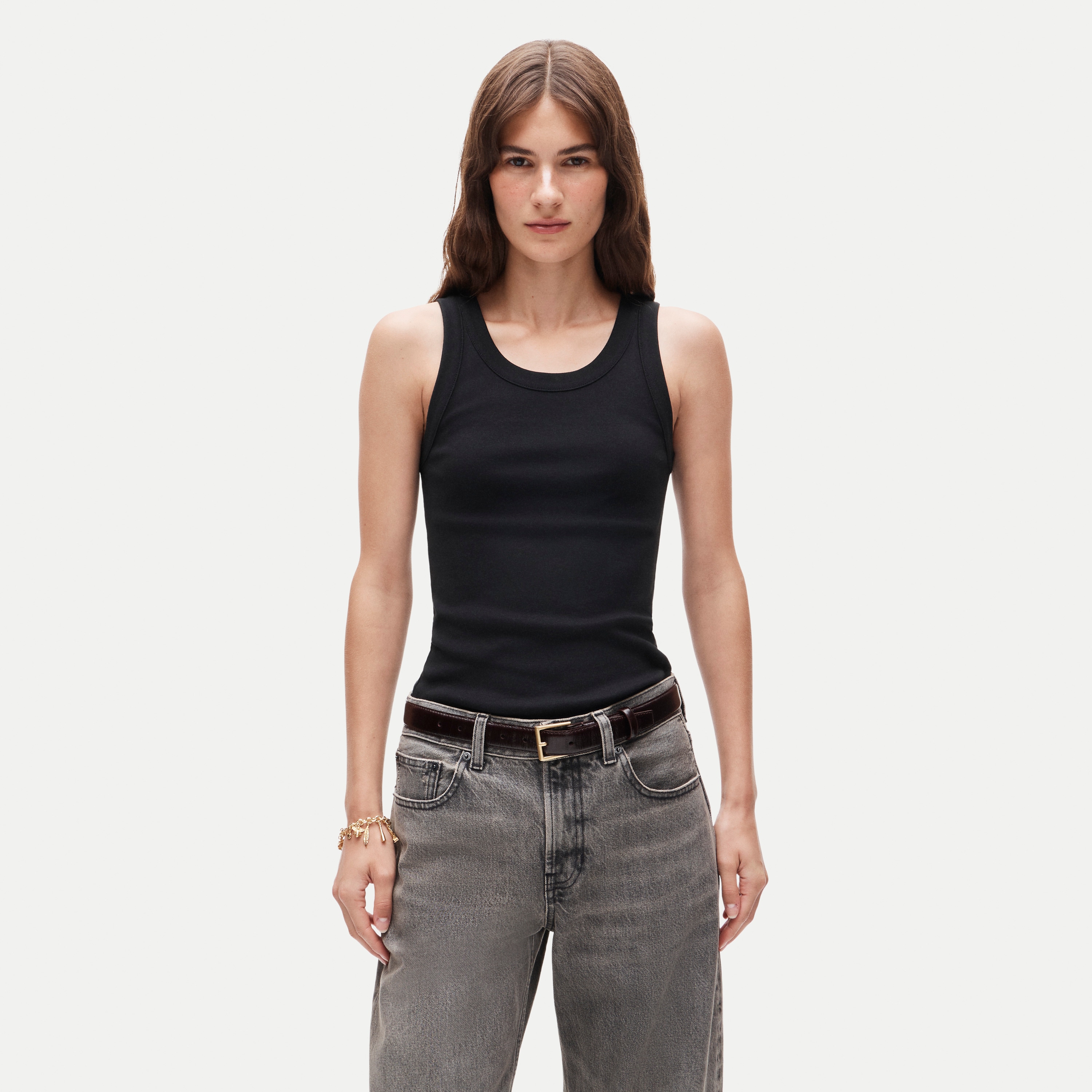 New perfect-fit high-neck tank top