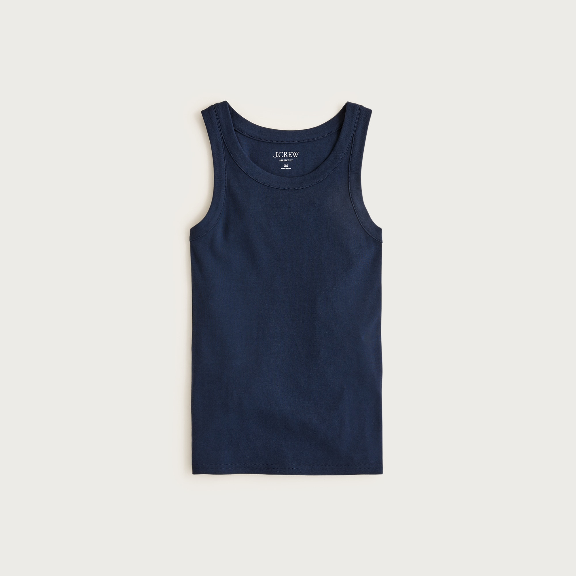  New perfect-fit high-neck tank top