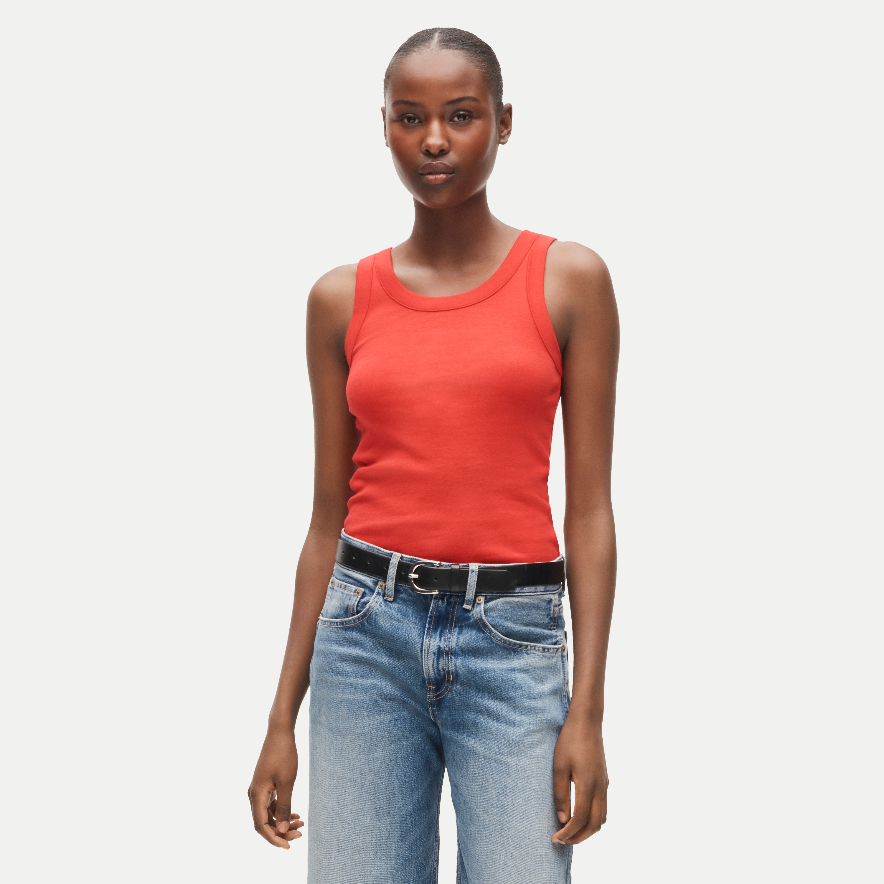 New perfect-fit high-neck tank top