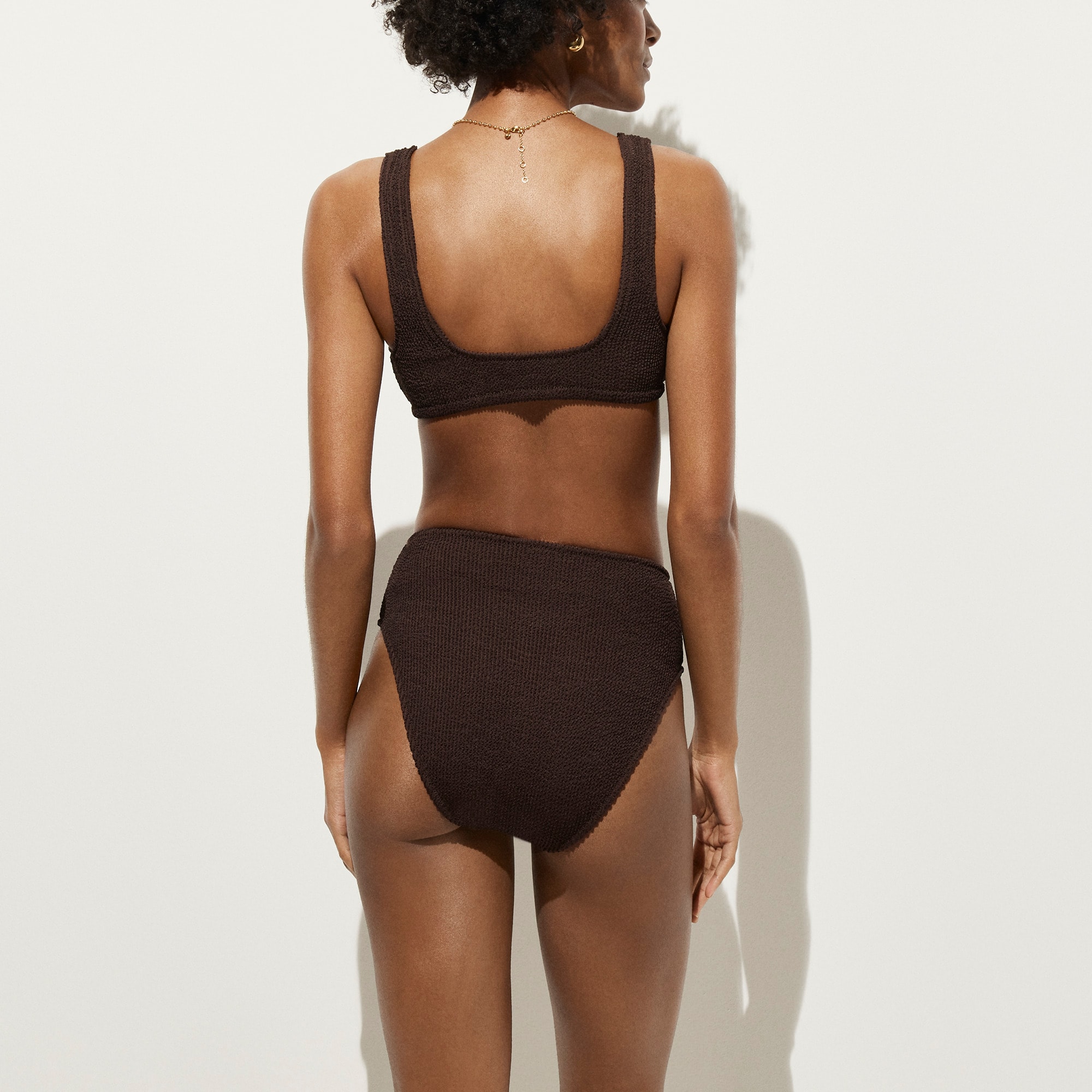 Claudia O-ring scrunchie bikini top - image 4