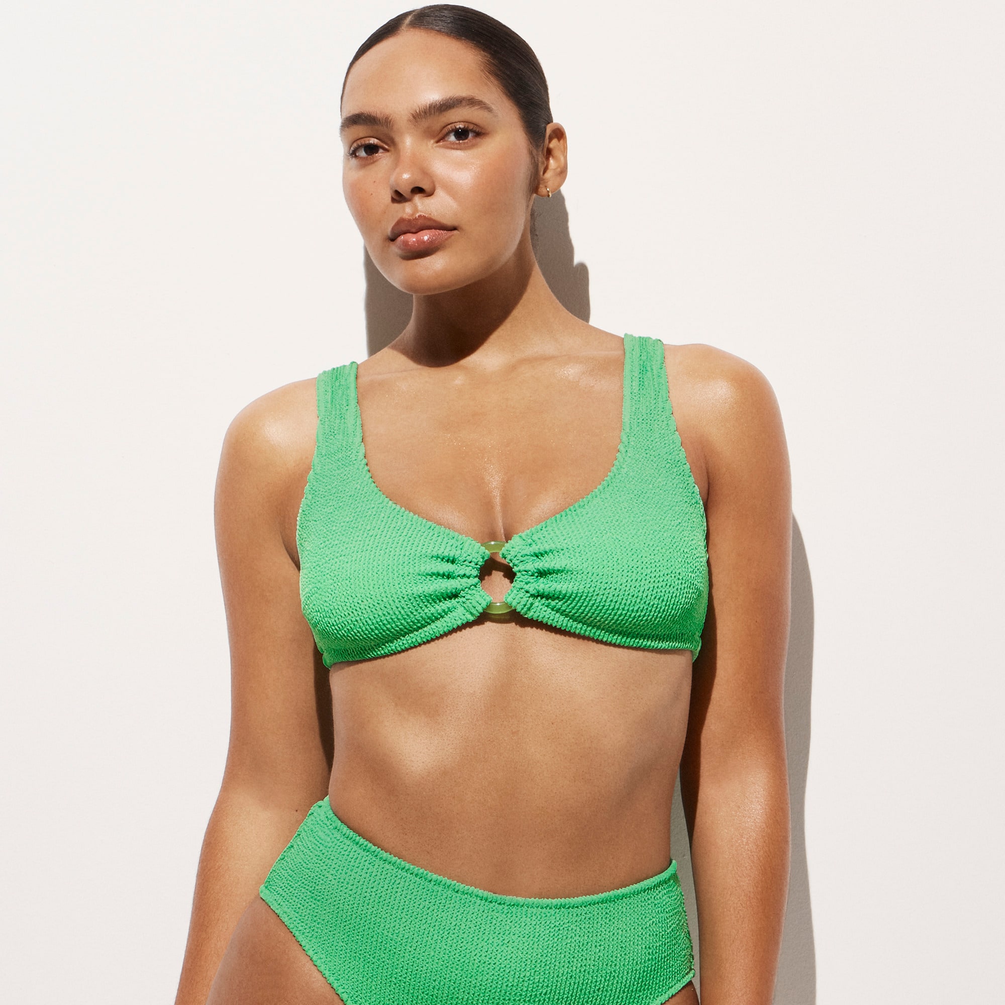 Claudia O-ring scrunchie bikini top