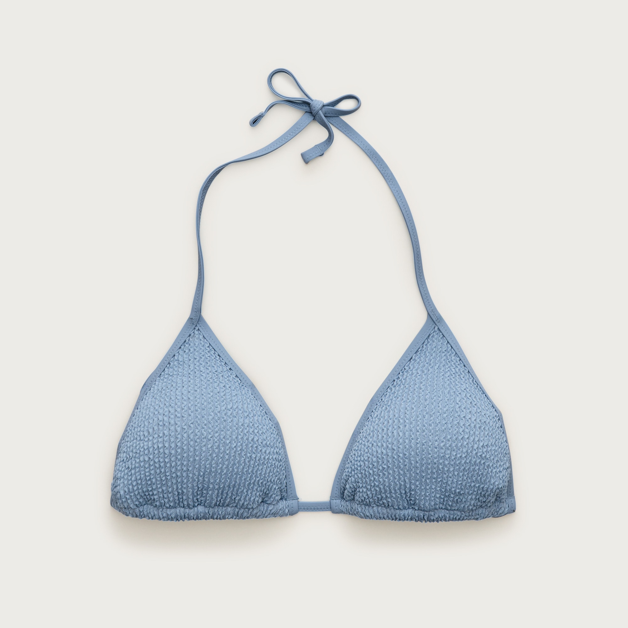 Scrunchie string bikini top