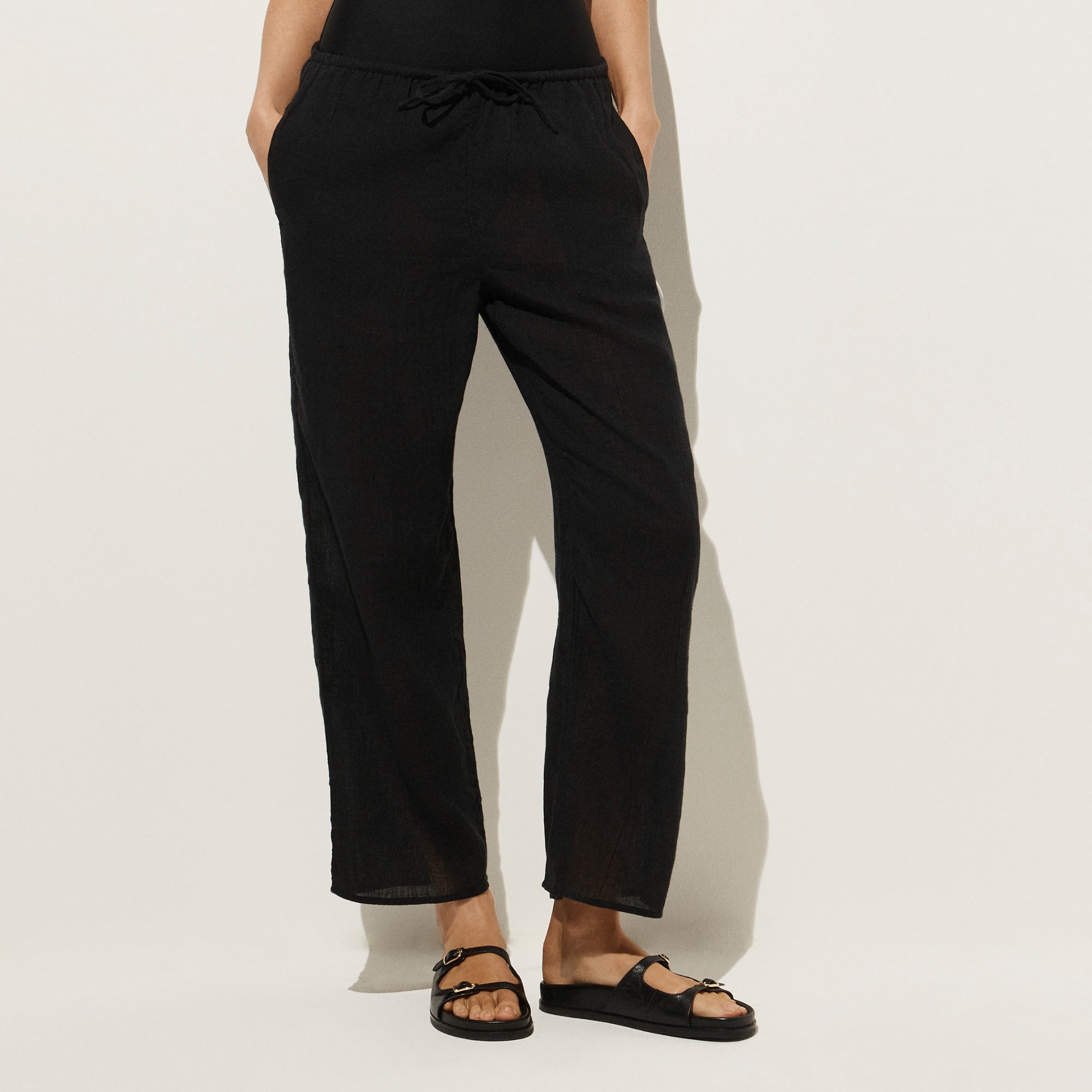 Beach pant in Hampton linen-blend