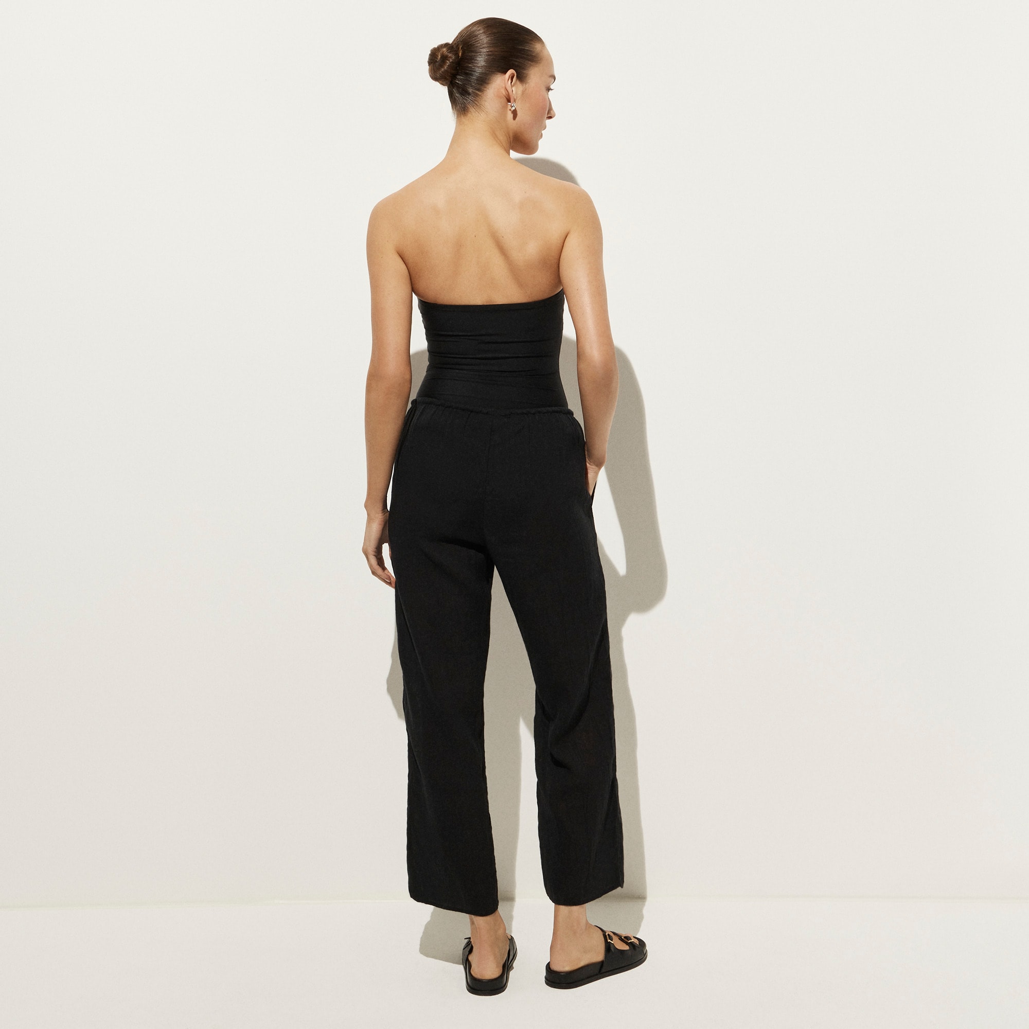 Beach pant in Hampton linen-blend