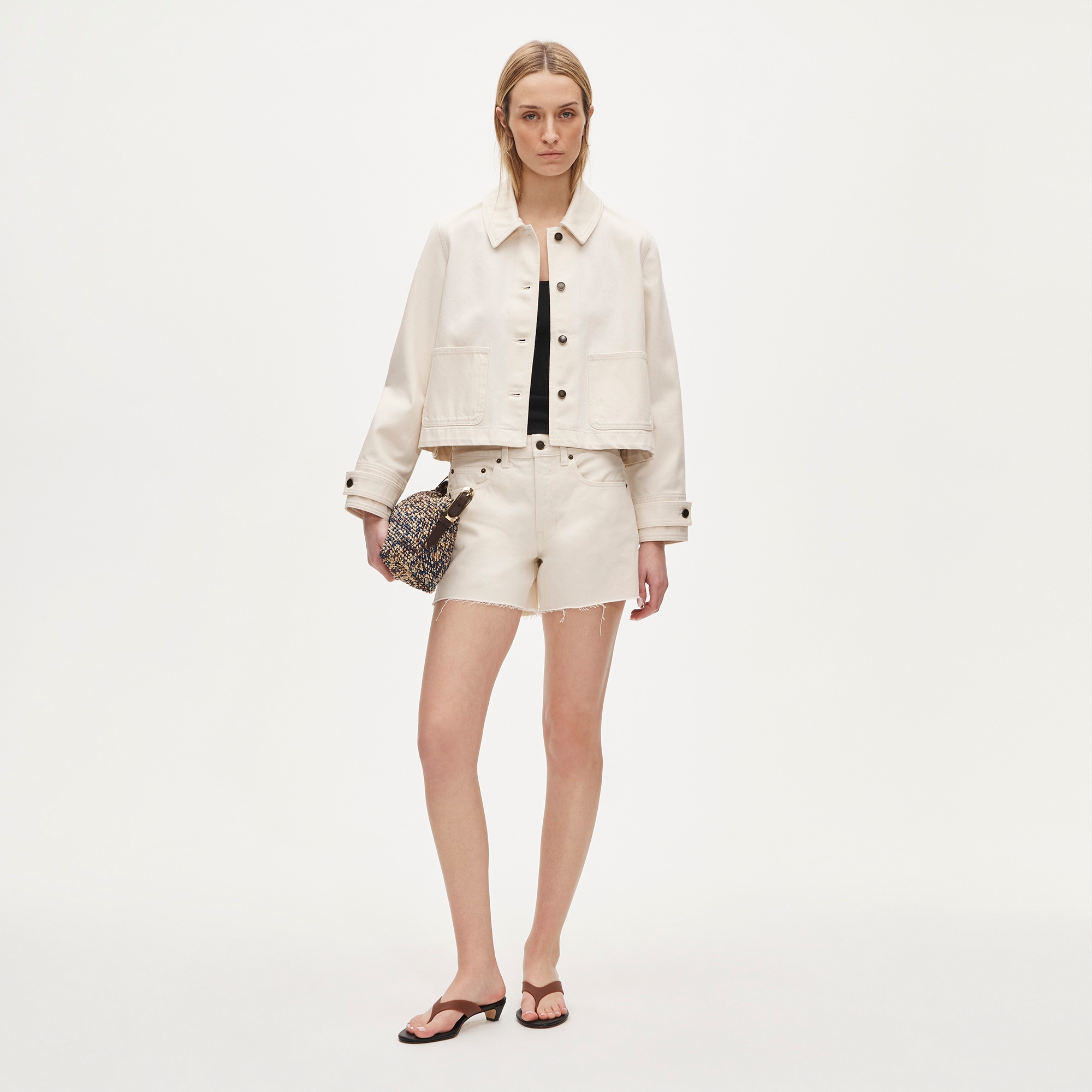 Cropped Barn Jacket&trade; in denim - image 3