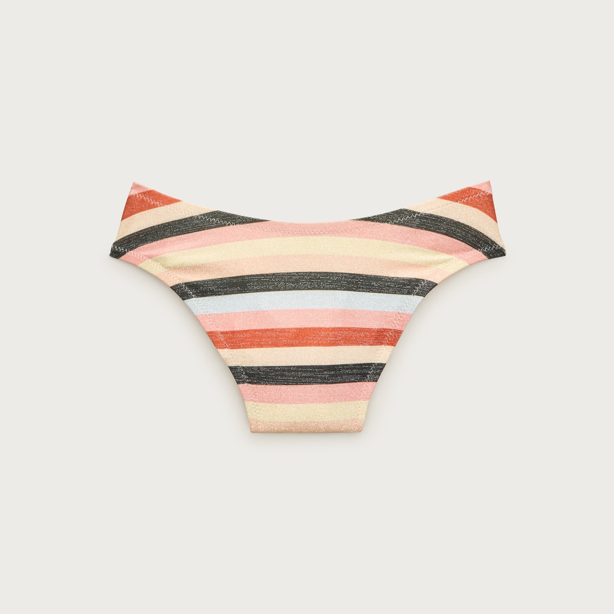 Wave Bikini Top In Sparkle Stripe For Women | J.Crew