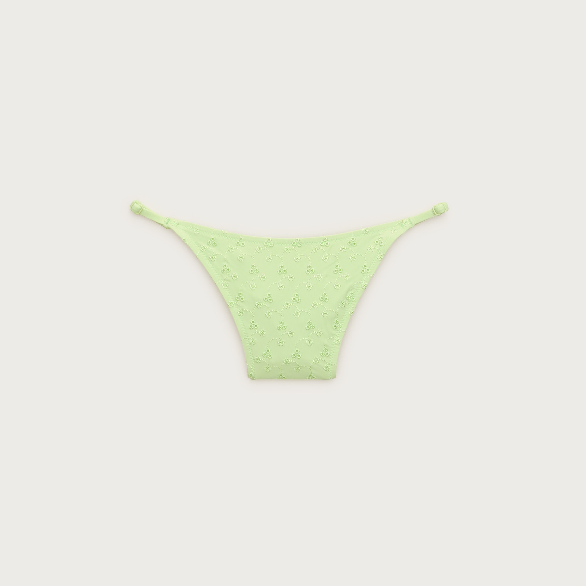 '90s no-tie eyelet string bikini bottom - image 2