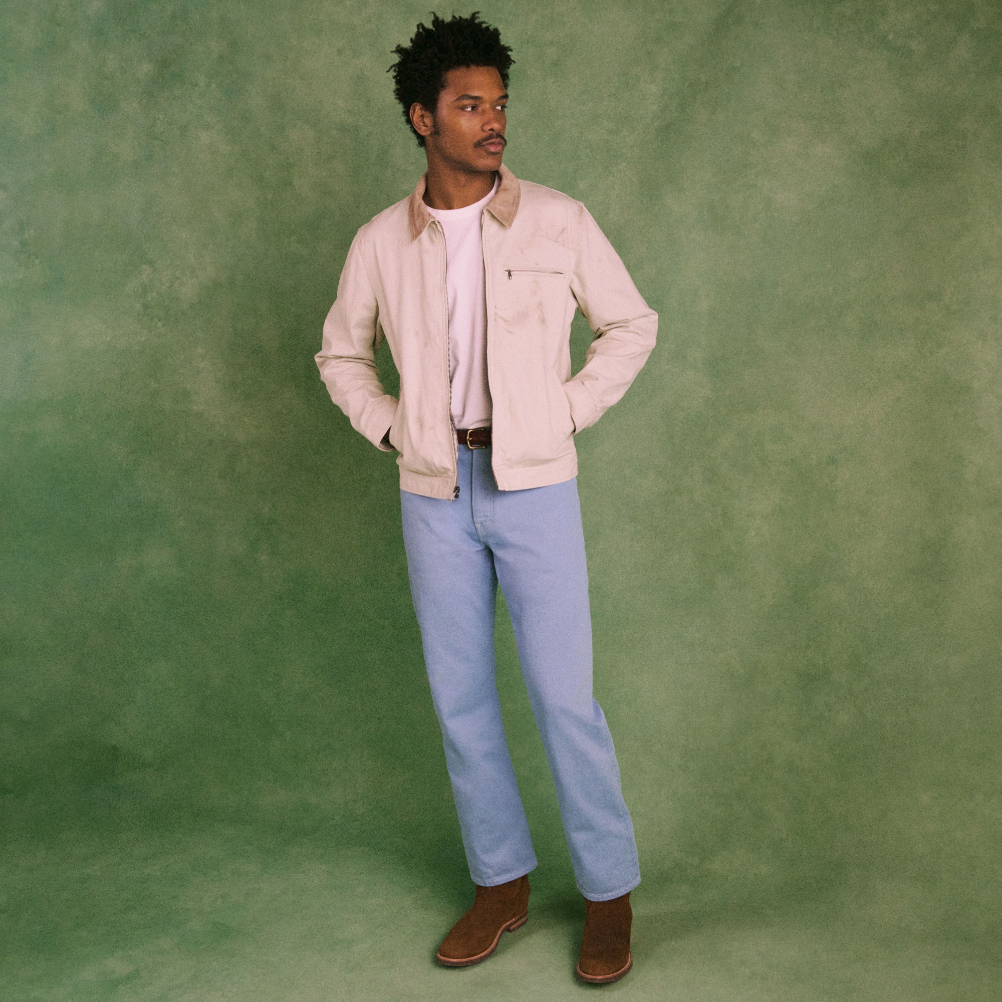 Wallace & Barnes Straight-fit jean in cotton twill