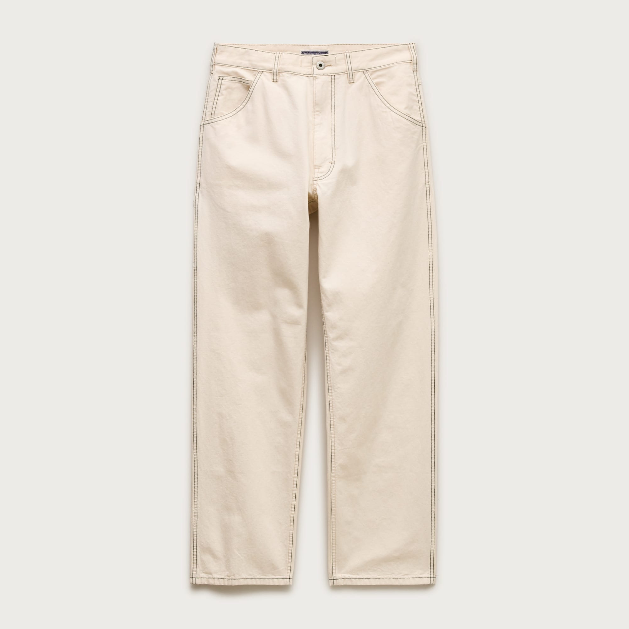 Wallace & Barnes carpenter pant in  seeded canvas