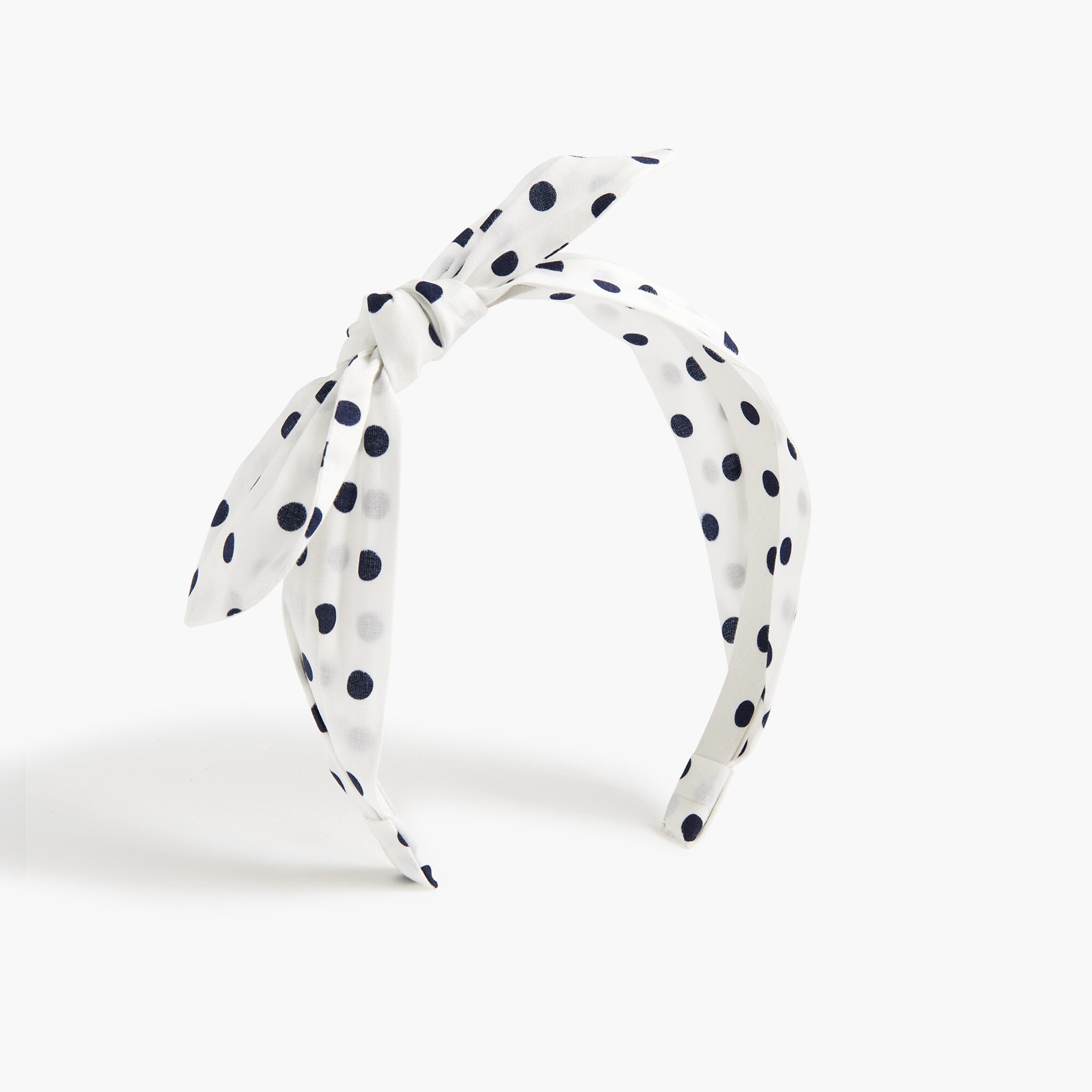 girls' polka-dot bow headband for girls
