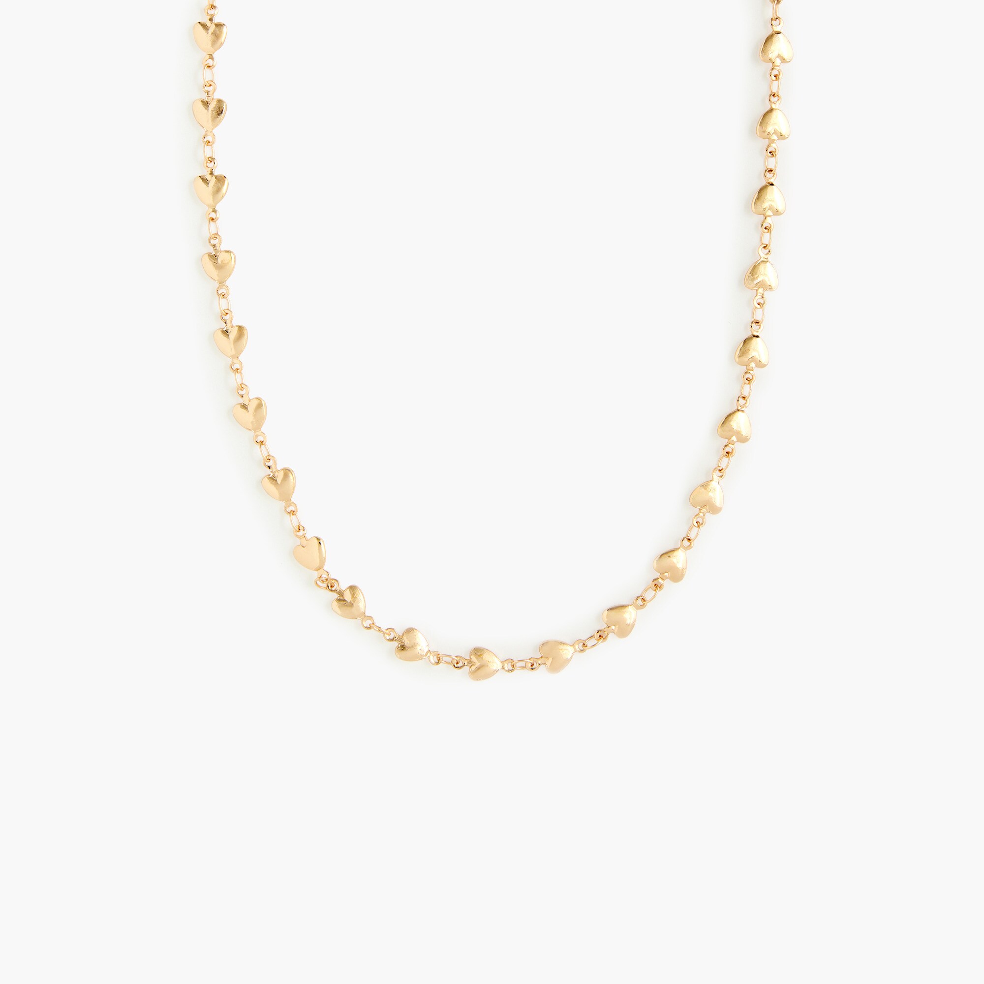 girls' heart chain necklace for girls