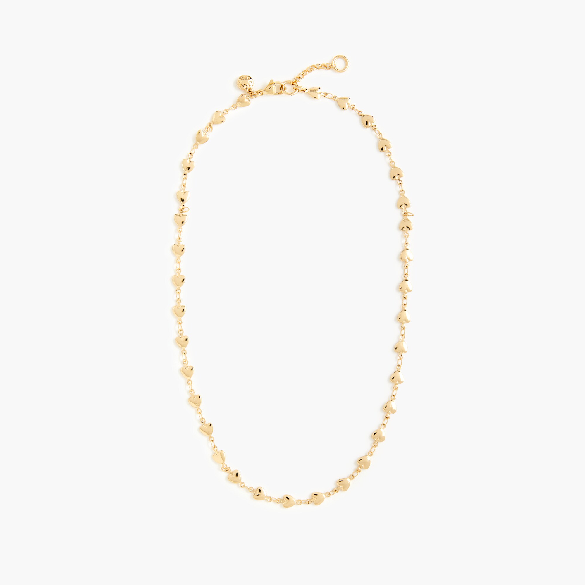Girls' heart chain necklace