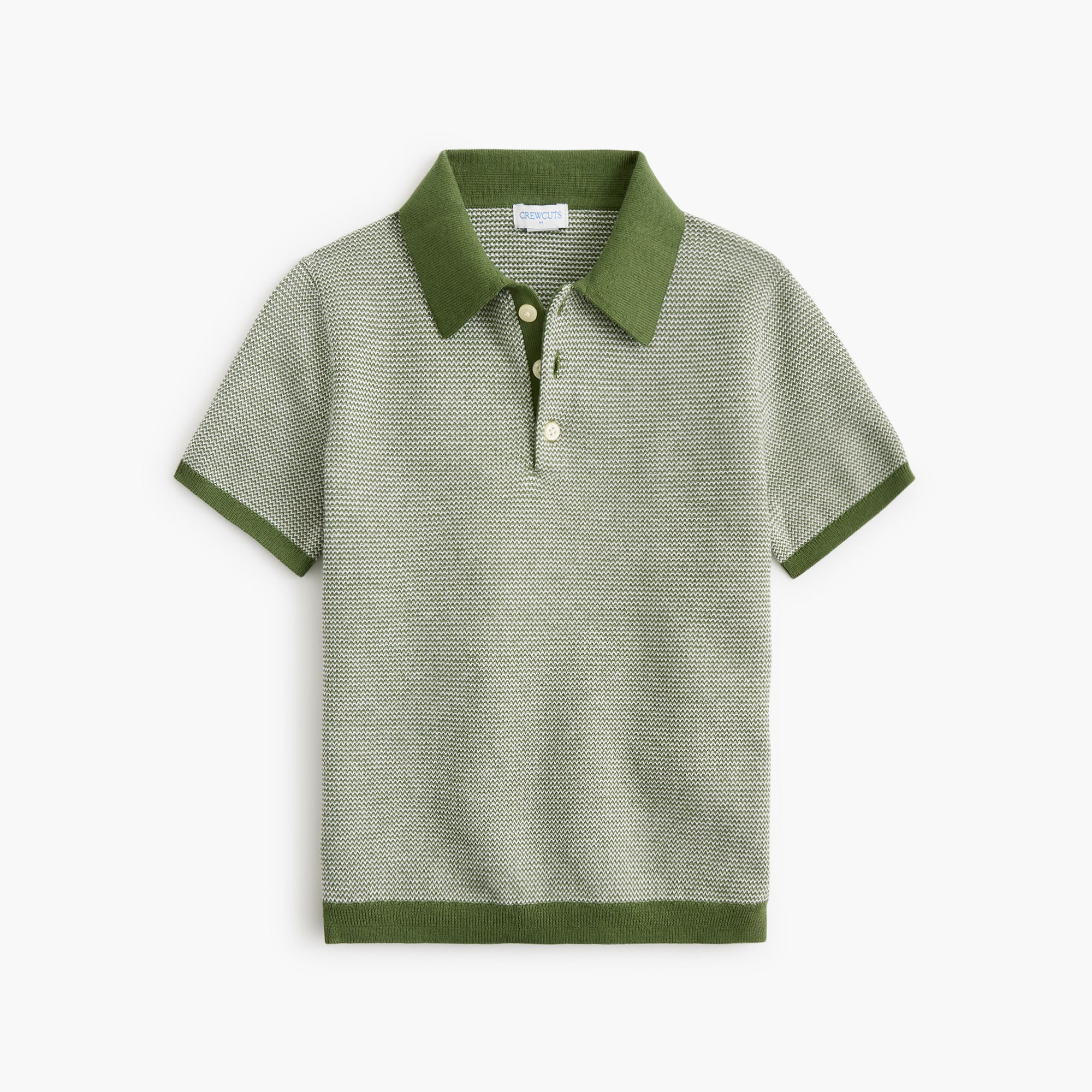  Boys' short-sleeve sweater-polo