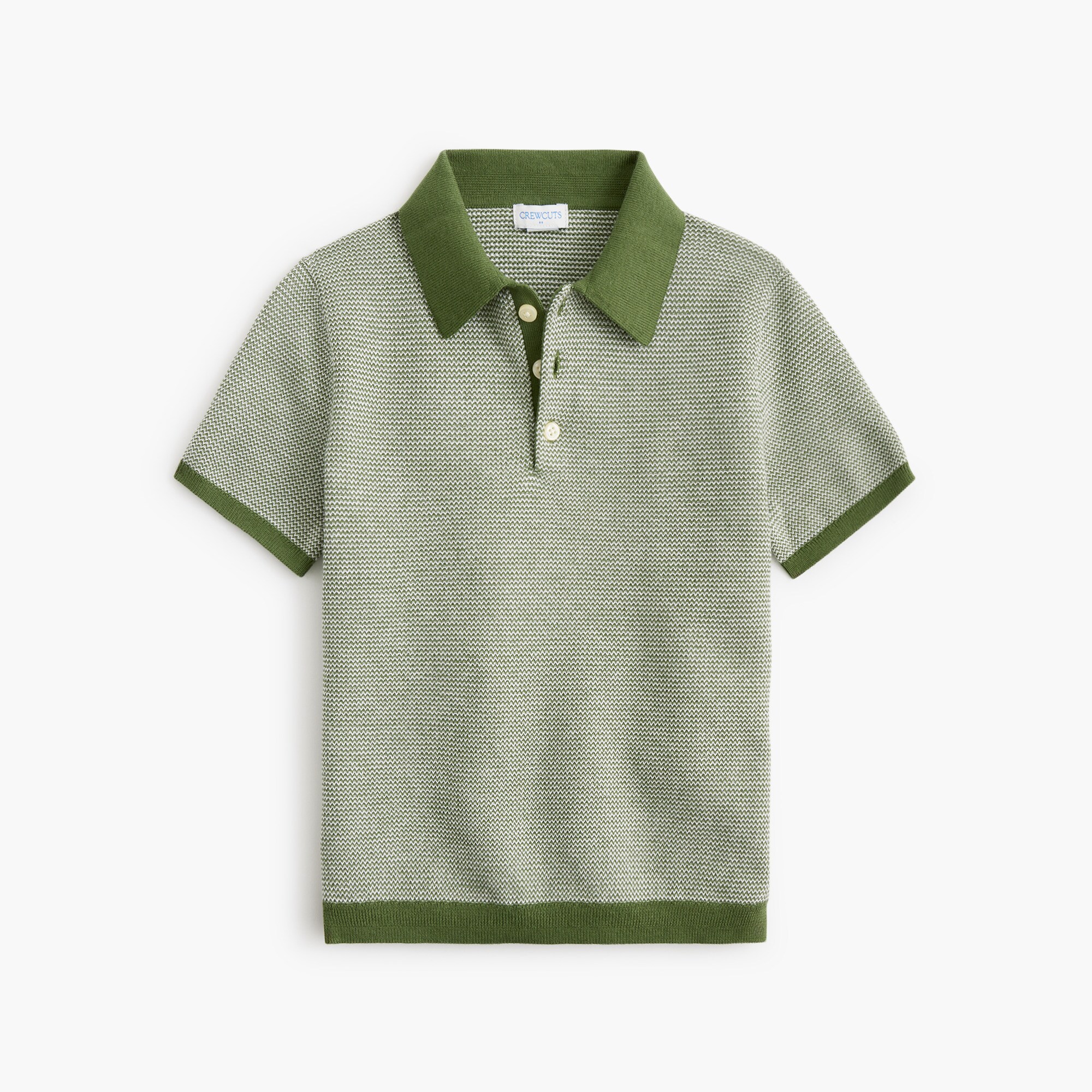 Boys' short-sleeve sweater-polo