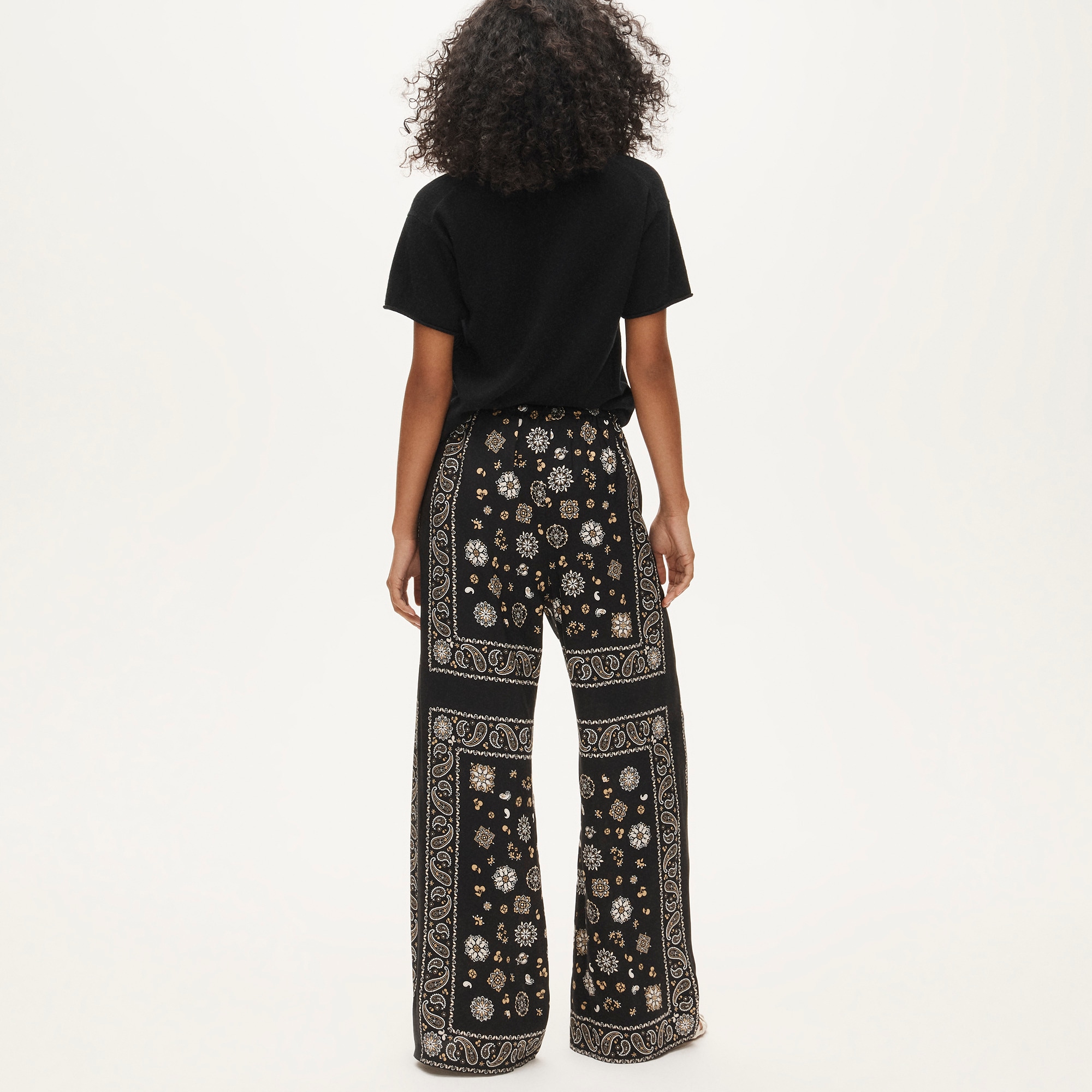 パンツ Cosmiccharlie Cosmo Pant In Bandana-print Viscose Twill For Women | J.Crew